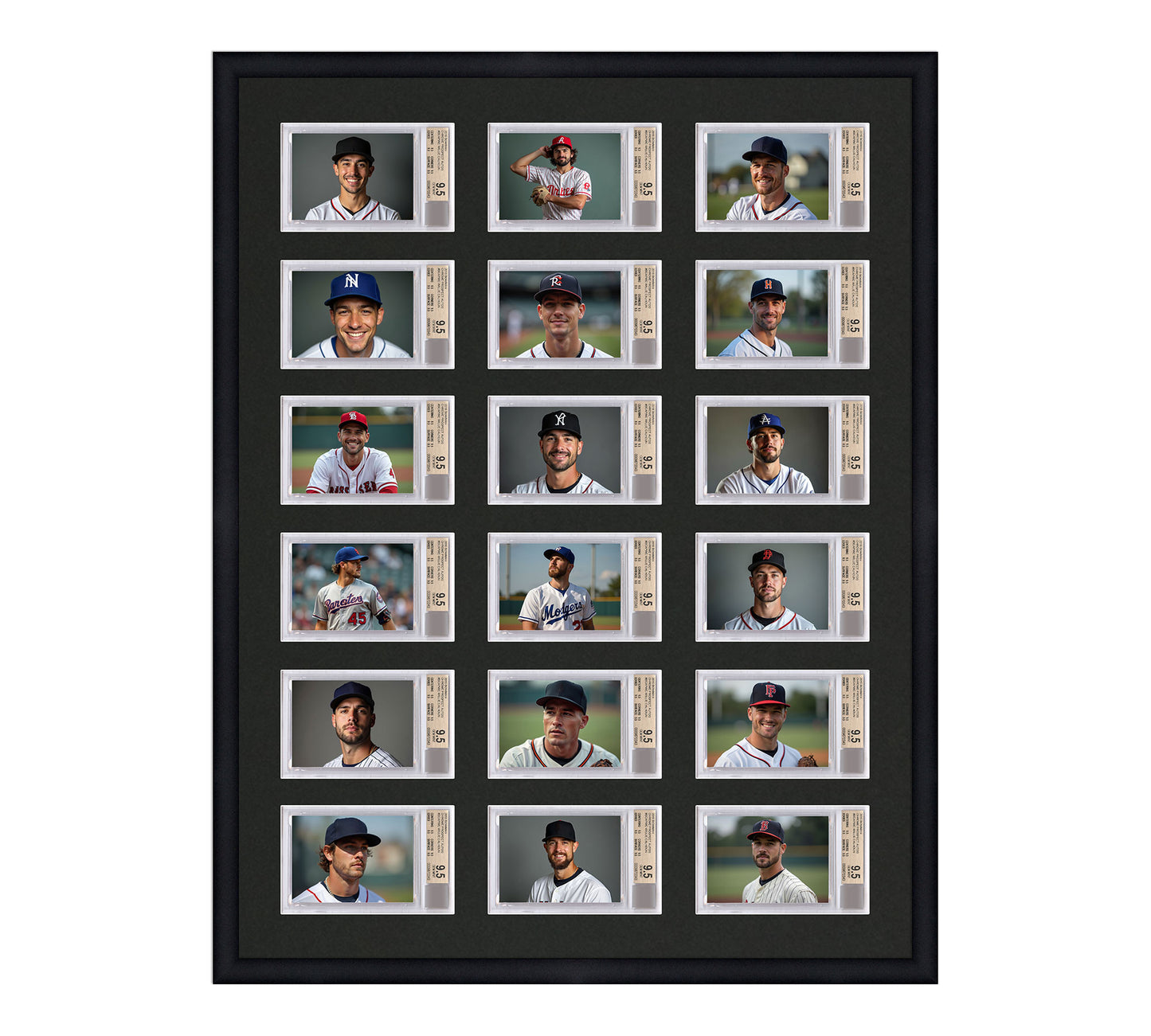 Card Frame Display - 18 Openings for BGS Graded Slabs