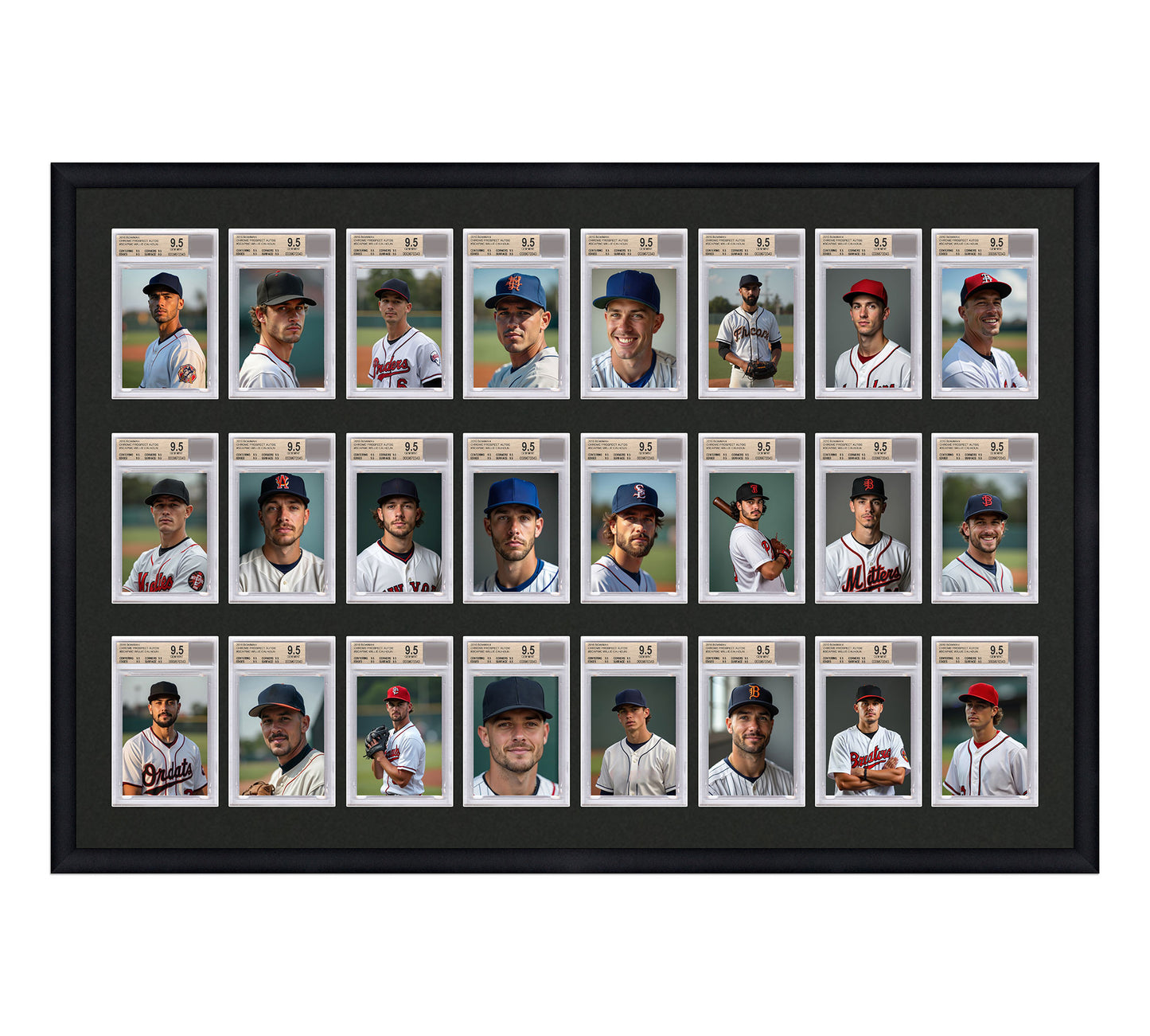 Card Frame Display - 24 Openings for BGS Graded Slabs