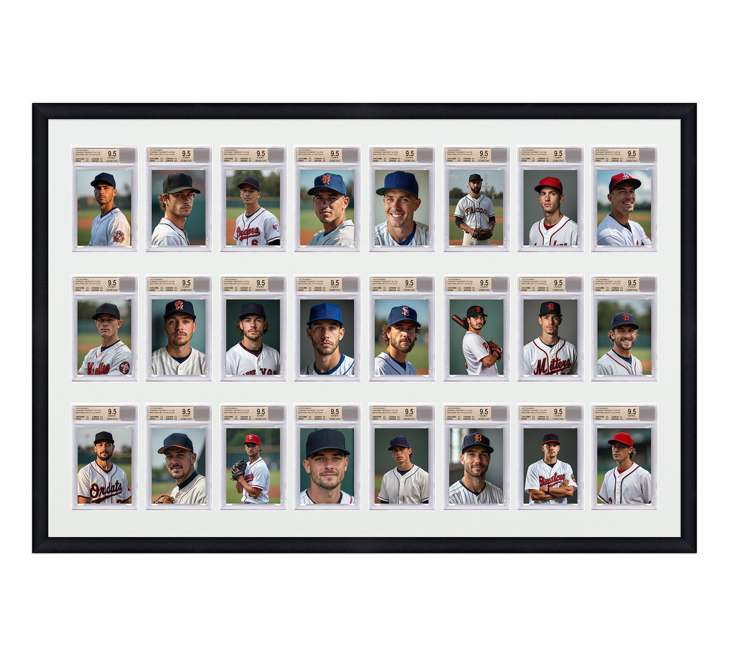 Card Frame Display - 24 Openings for BGS Graded Slabs