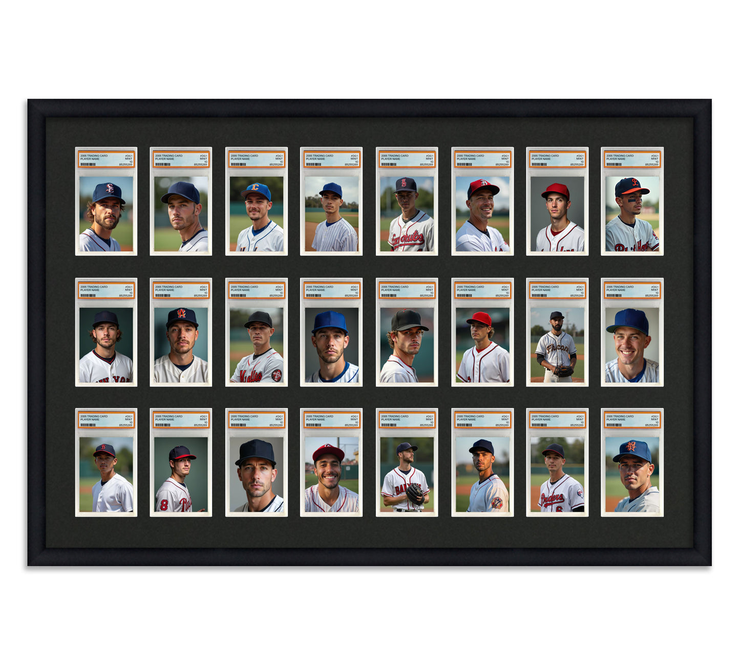 Card Frame Display - 24 Openings for PSA Graded Slabs