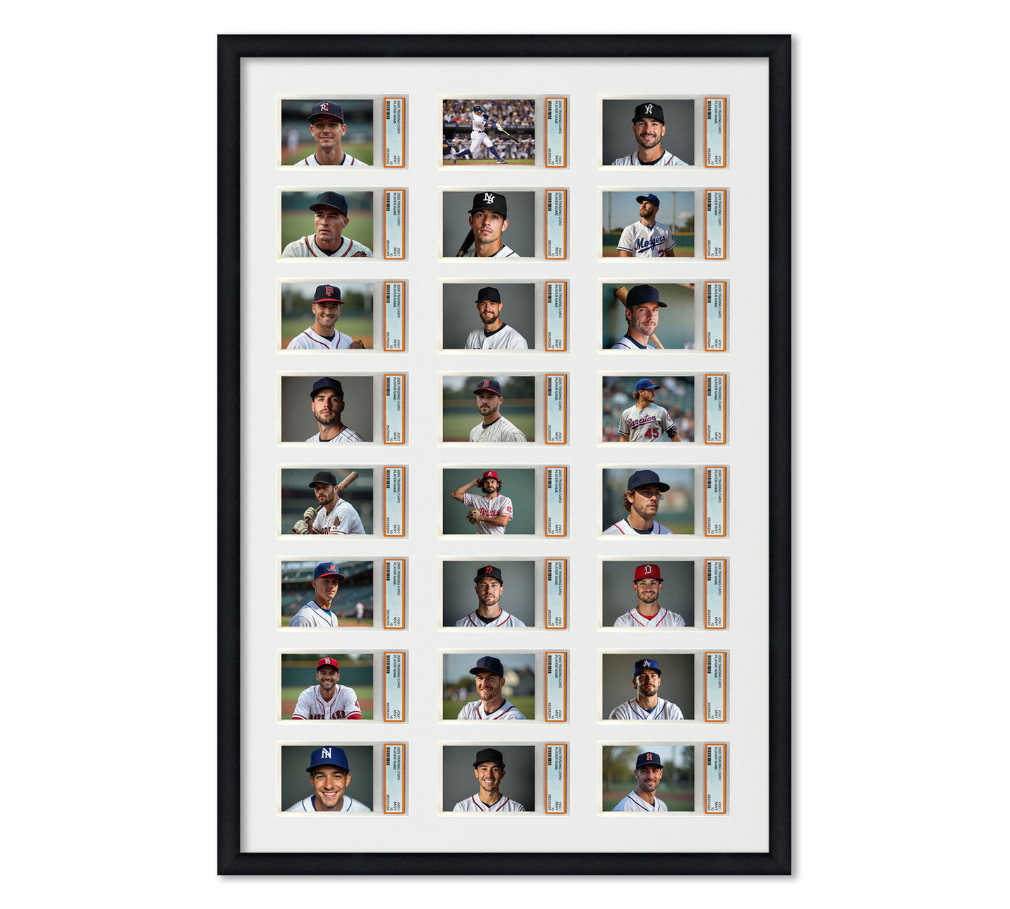 Card Frame Display - 24 Openings for PSA Graded Slabs