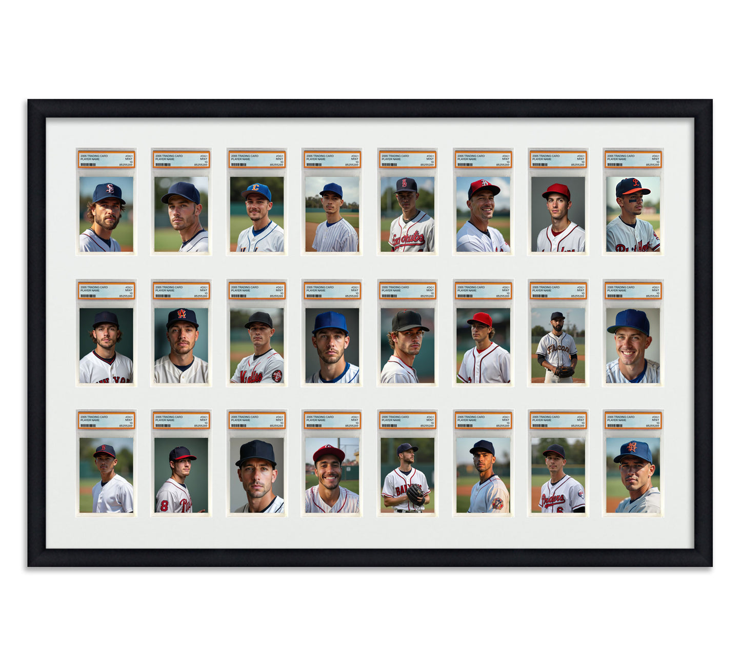 Card Frame Display - 24 Openings for PSA Graded Slabs