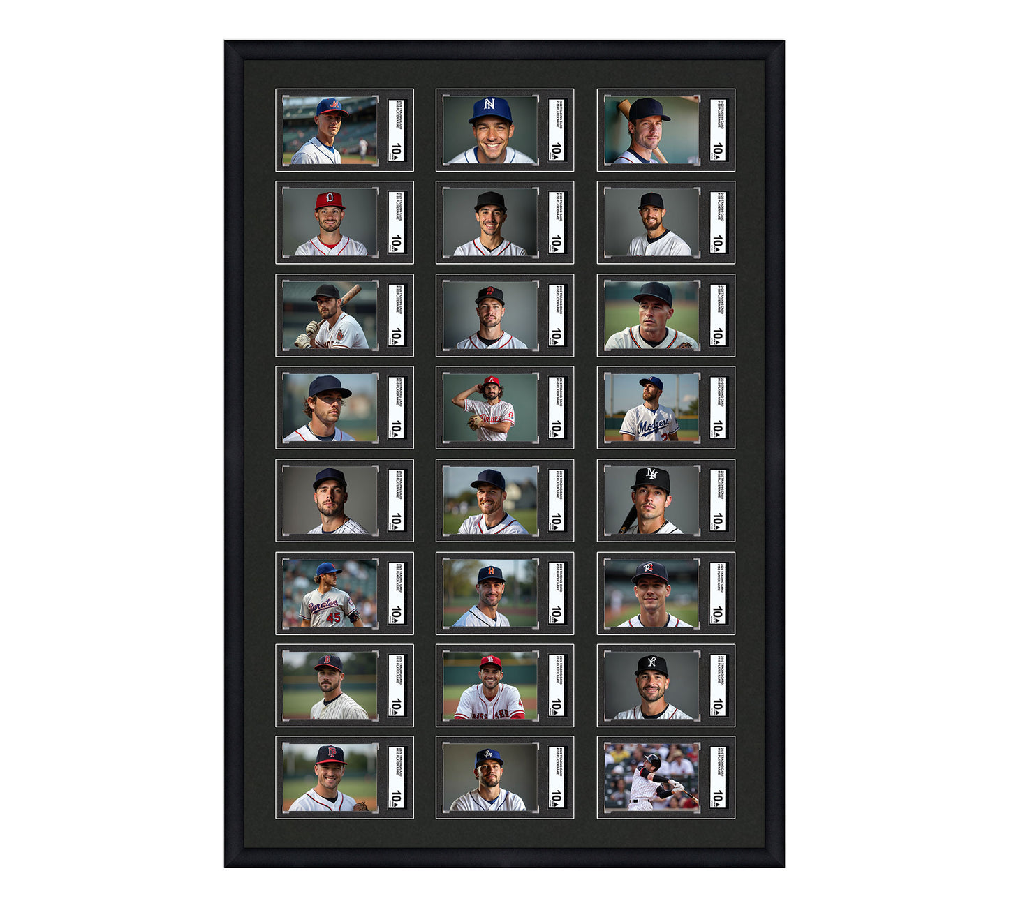 Card Frame Display - 24 Openings for SGC Graded Slabs