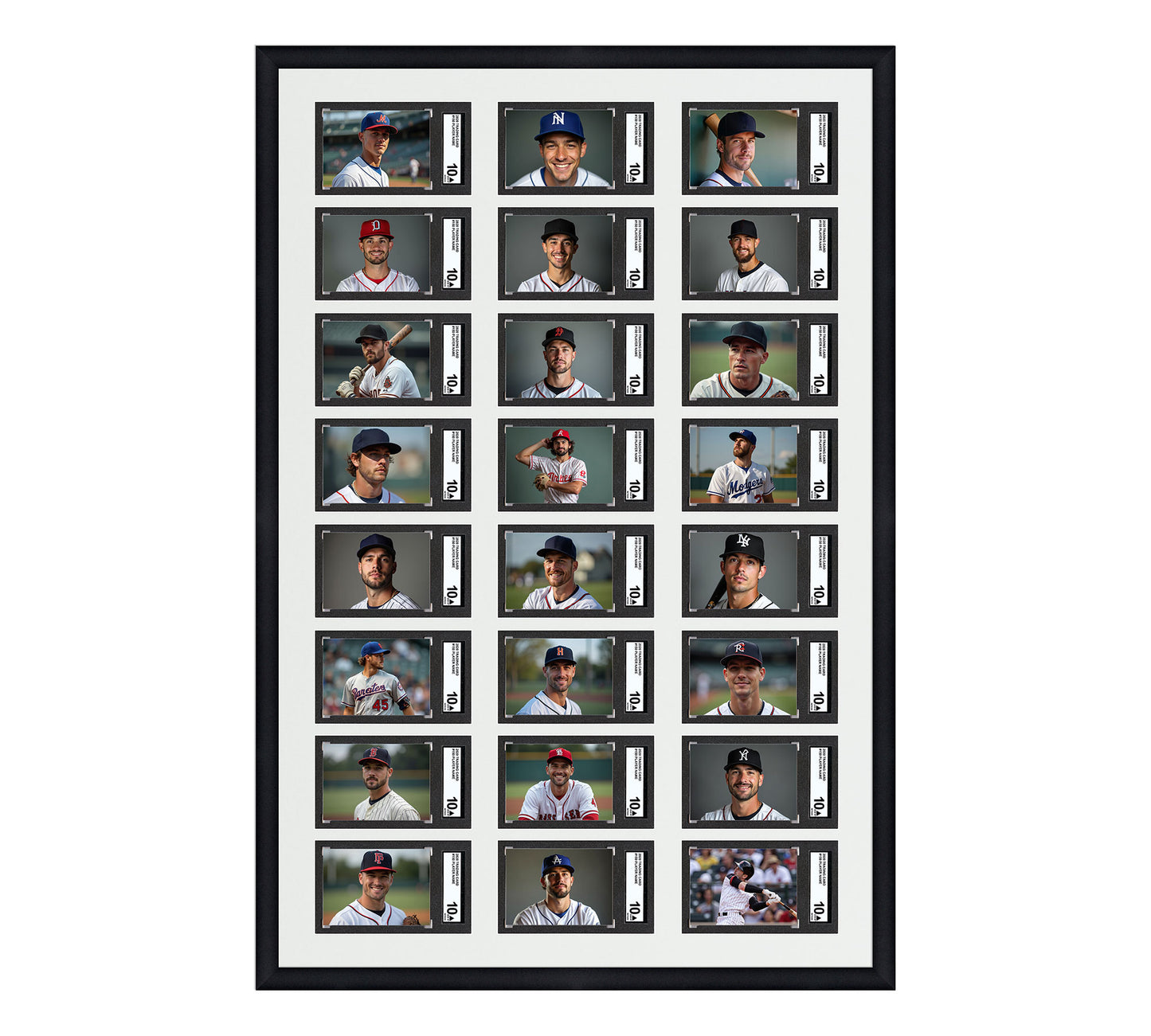 Card Frame Display - 24 Openings for SGC Graded Slabs