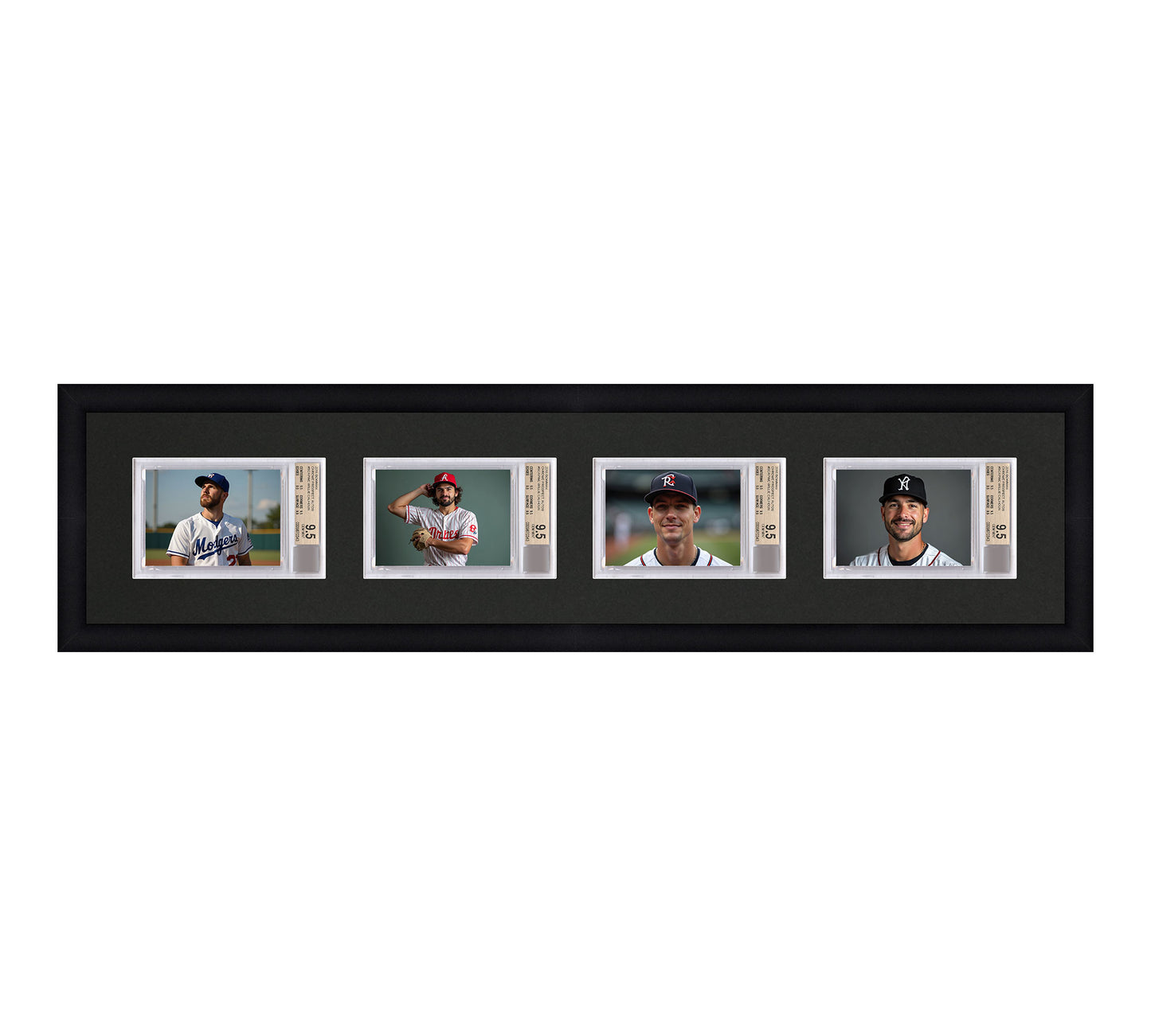 Card Frame Display - 4 Openings for BGS Graded Slabs