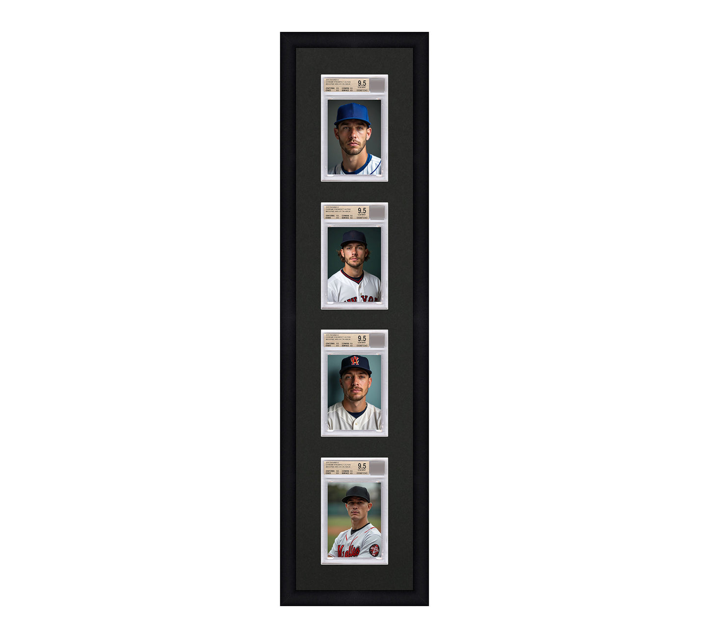 Card Frame Display - 4 Openings for BGS Graded Slabs