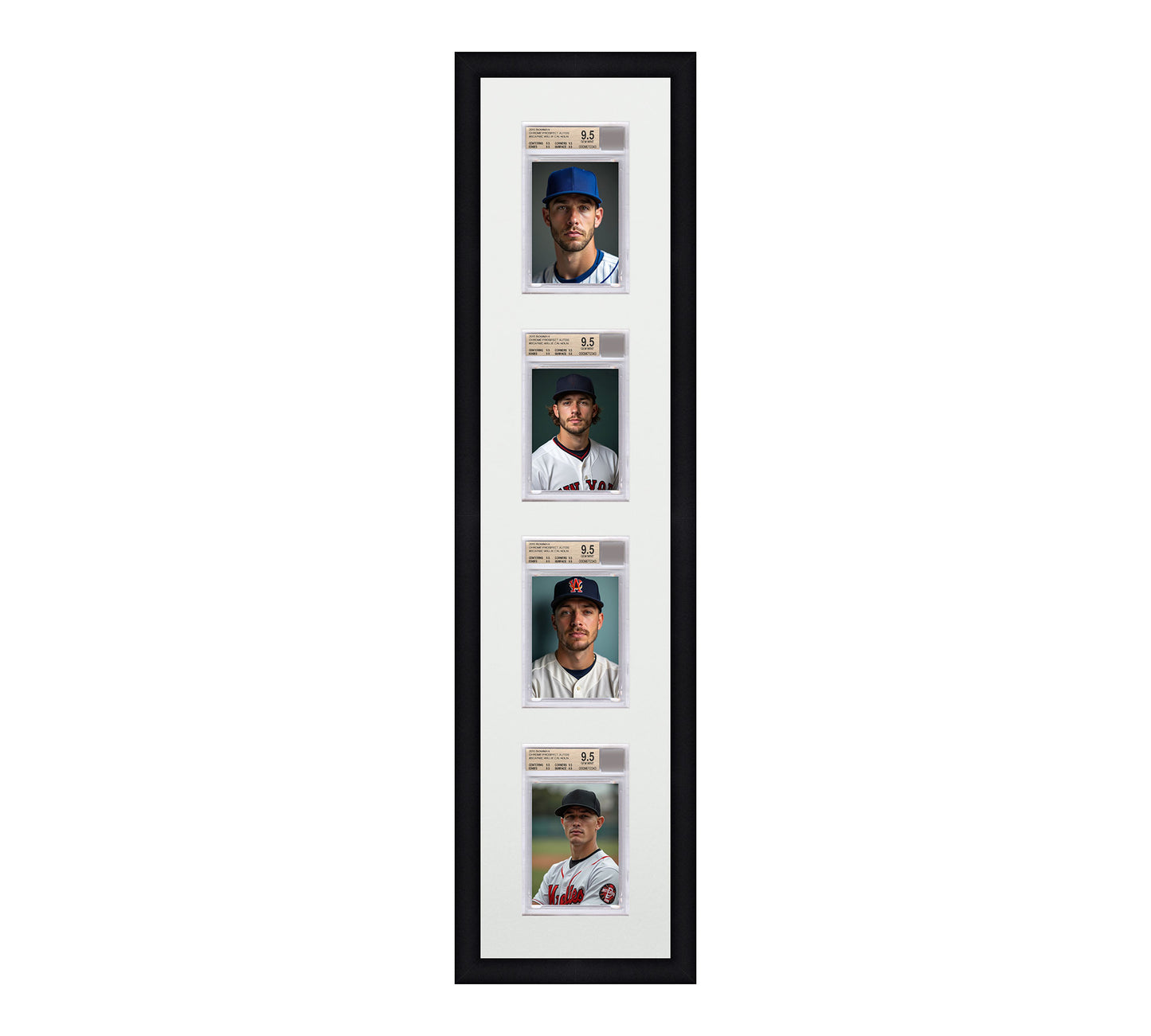 Card Frame Display - 4 Openings for BGS Graded Slabs