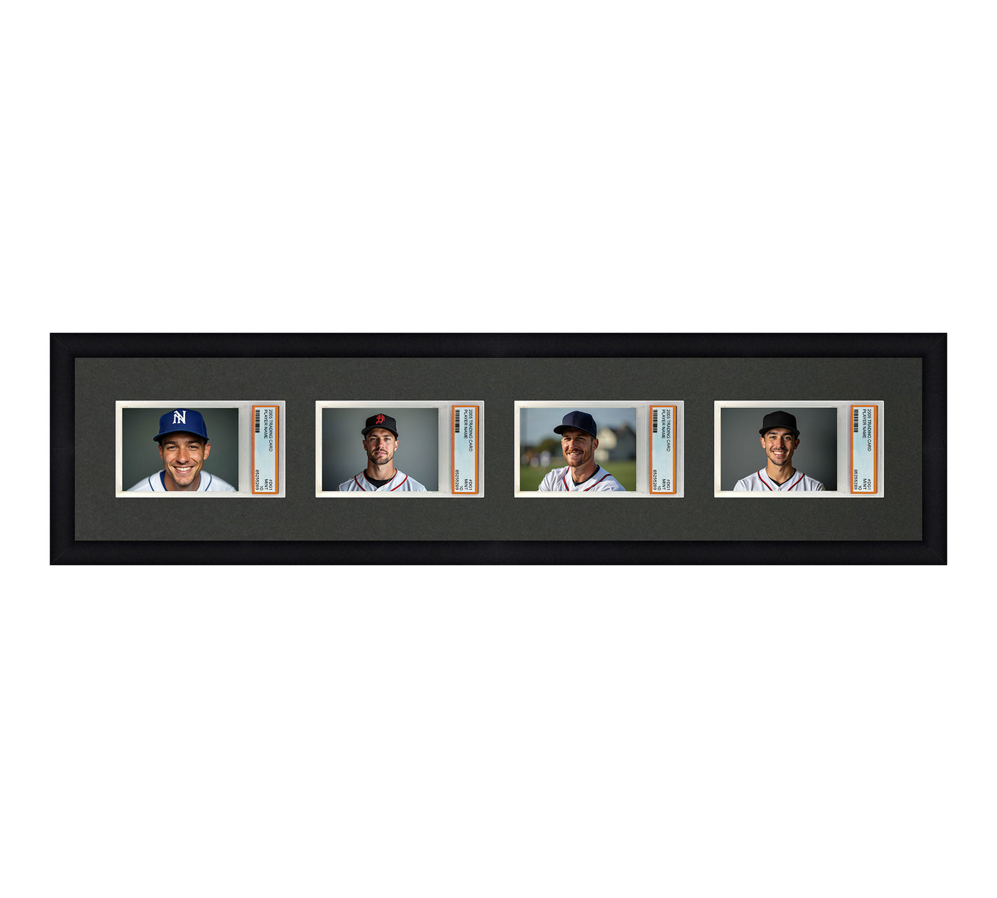 Card Frame Display - 4 Openings for PSA Graded Slabs