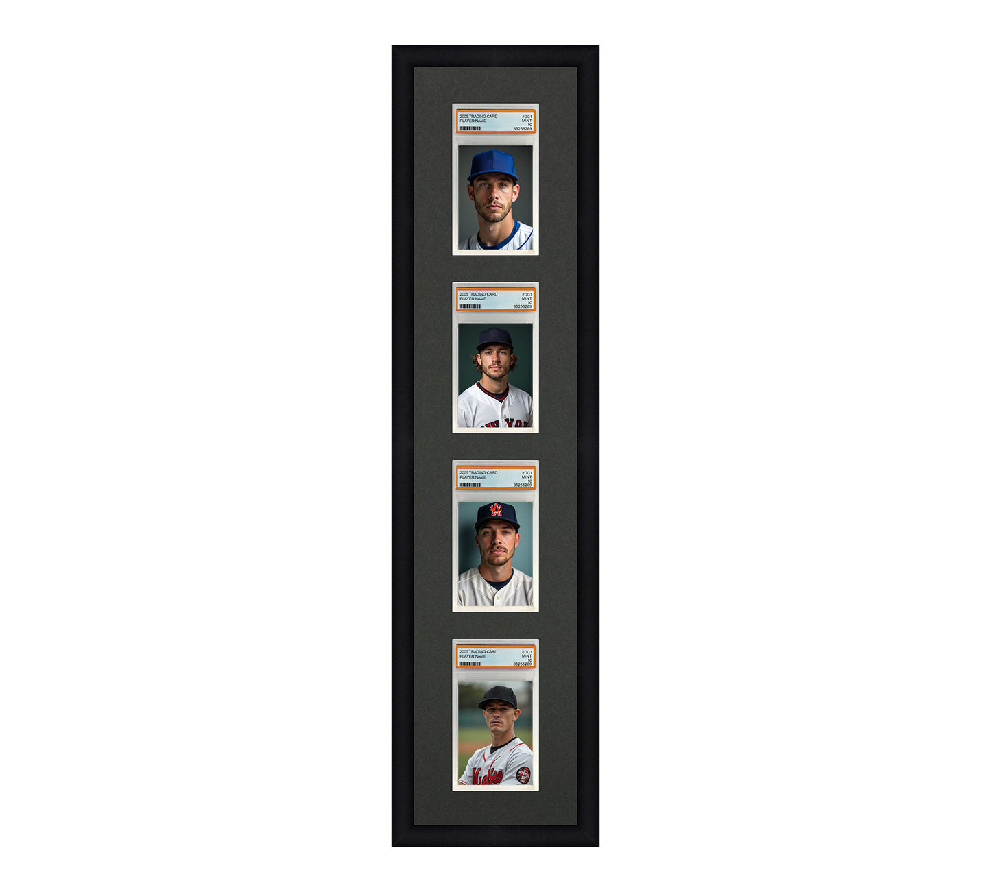 Card Frame Display - 4 Openings for PSA Graded Slabs
