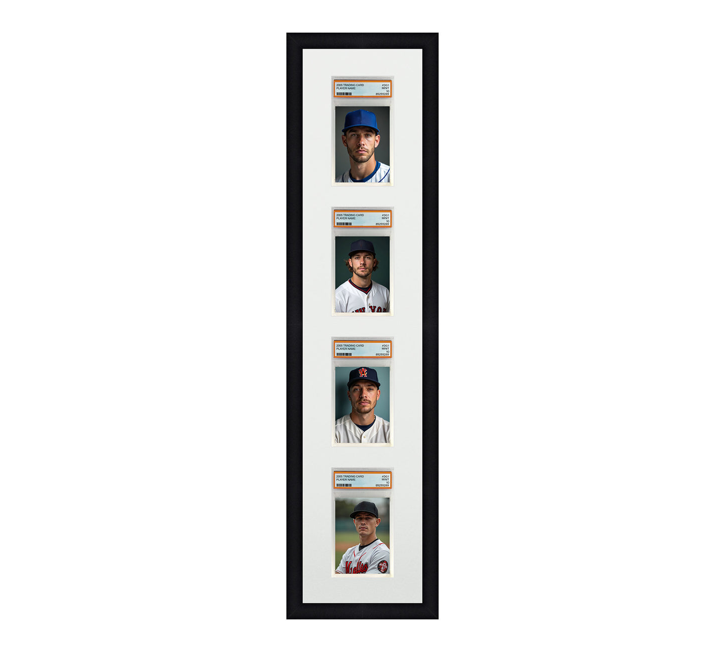 Card Frame Display - 4 Openings for PSA Graded Slabs