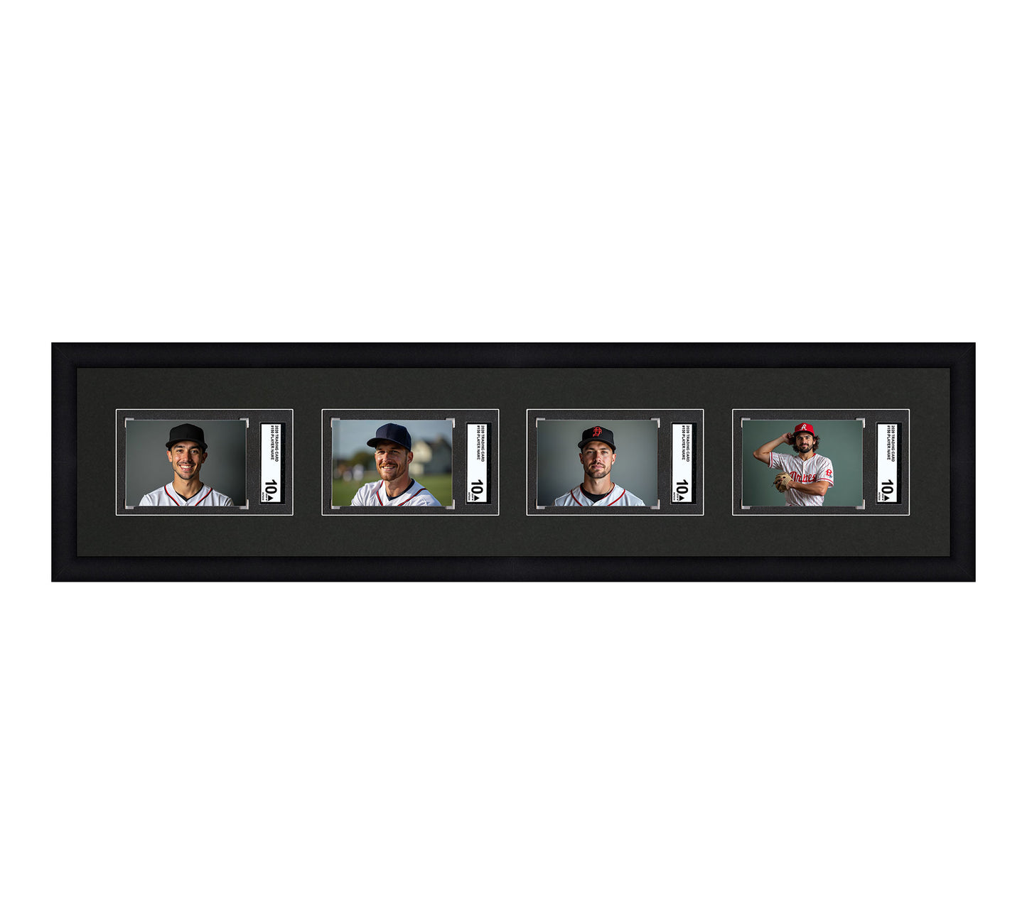 Card Frame Display - 4 Openings for SGC Graded Slabs