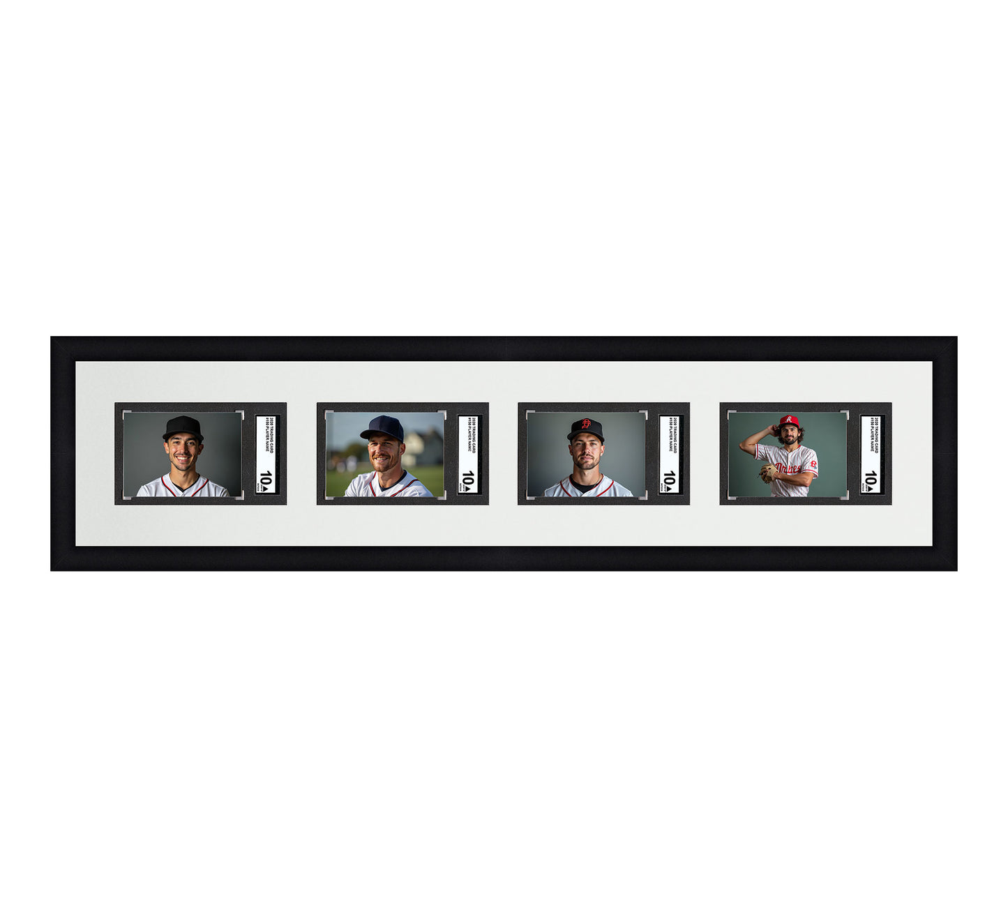 Card Frame Display - 4 Openings for SGC Graded Slabs