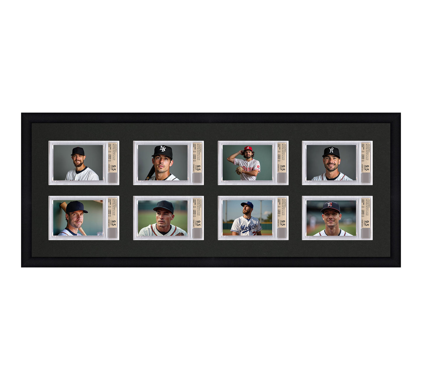 Card Frame Display - 8 Openings for BGS Graded Slabs