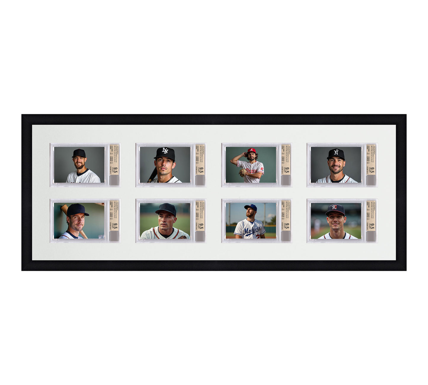 Card Frame Display - 8 Openings for BGS Graded Slabs