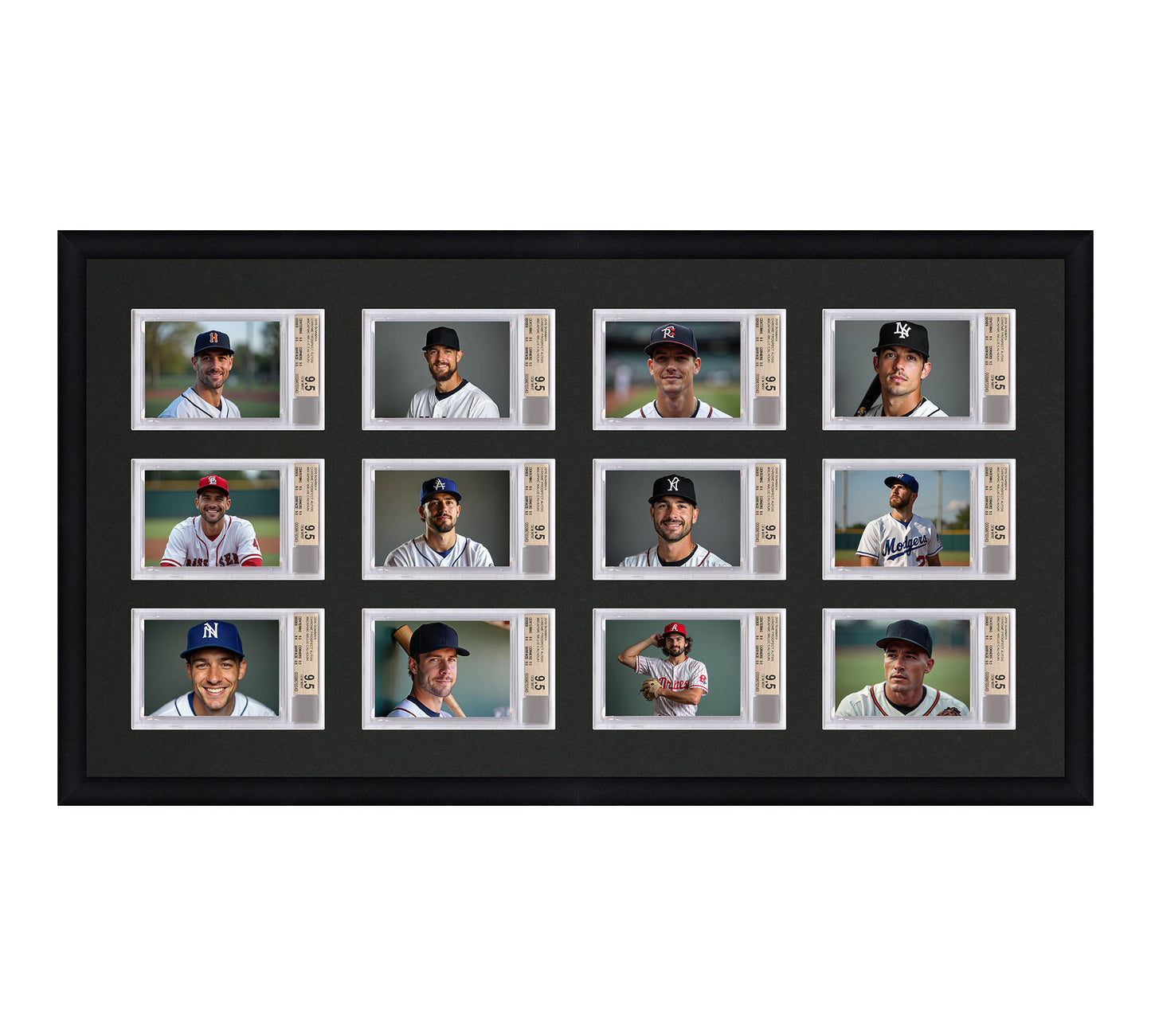 Card Frame Display - 12 Openings for BGS Graded Slabs