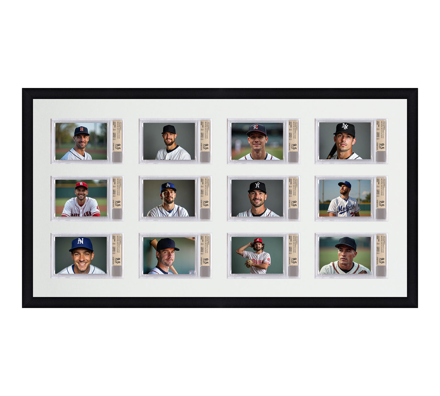 Card Frame Display - 12 Openings for BGS Graded Slabs