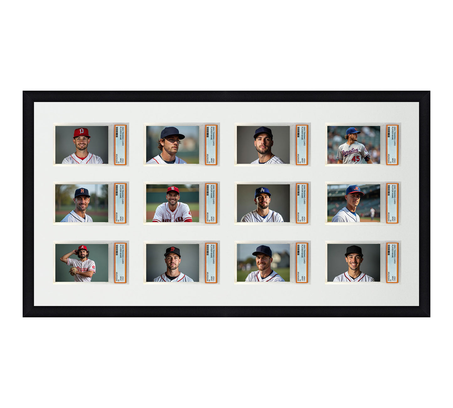 Card Frame Display - 12 Openings for PSA Graded Slabs
