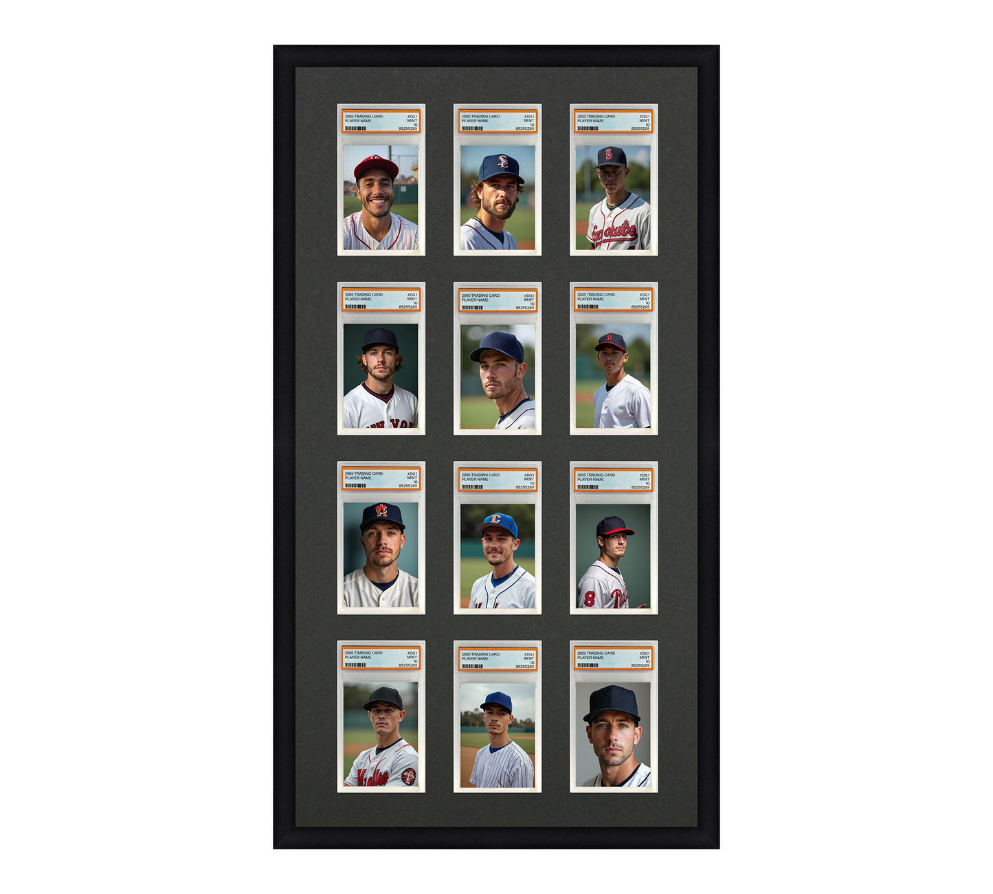 Card Frame Display - 12 Openings for PSA Graded Slabs