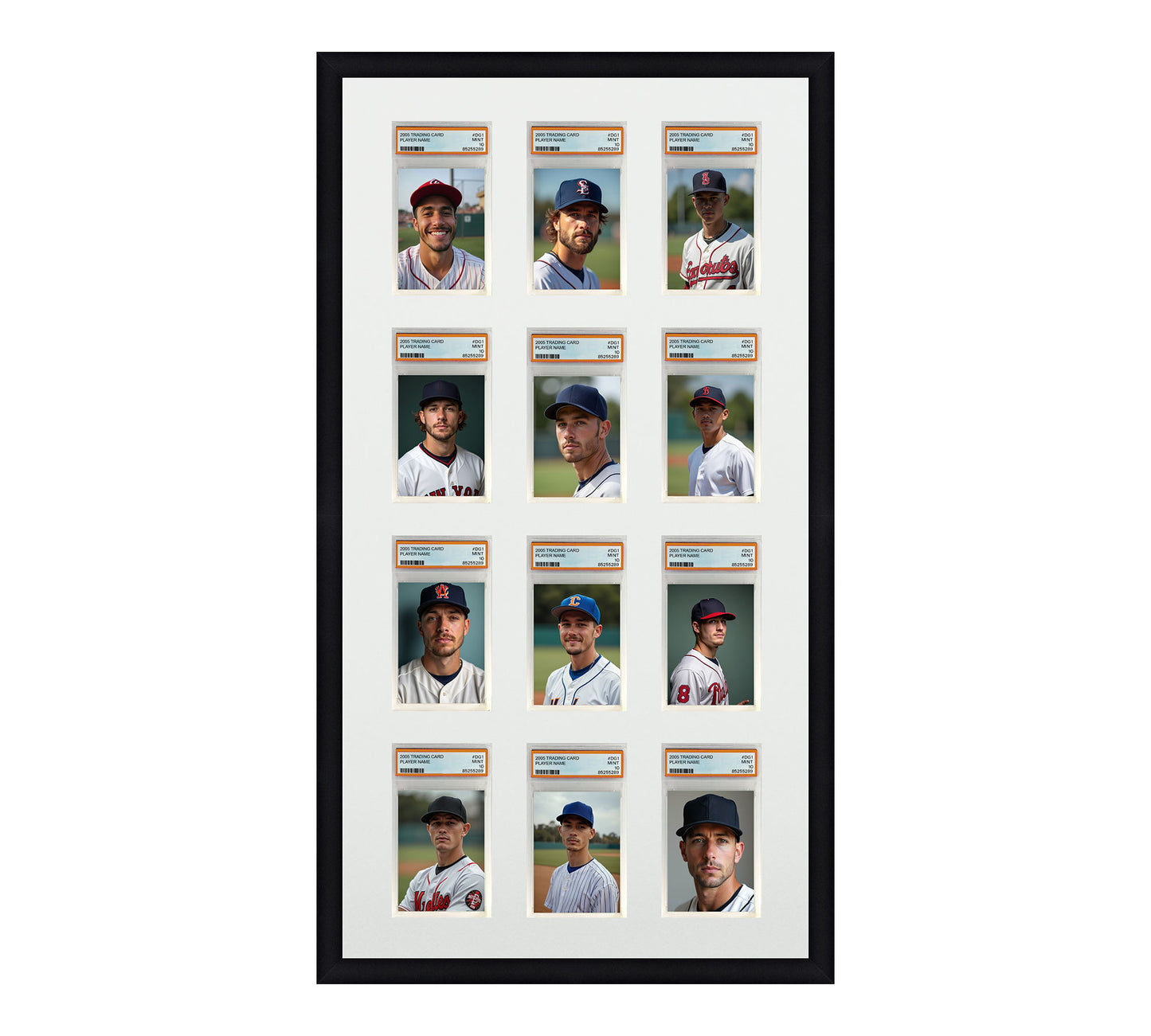 Card Frame Display - 12 Openings for PSA Graded Slabs