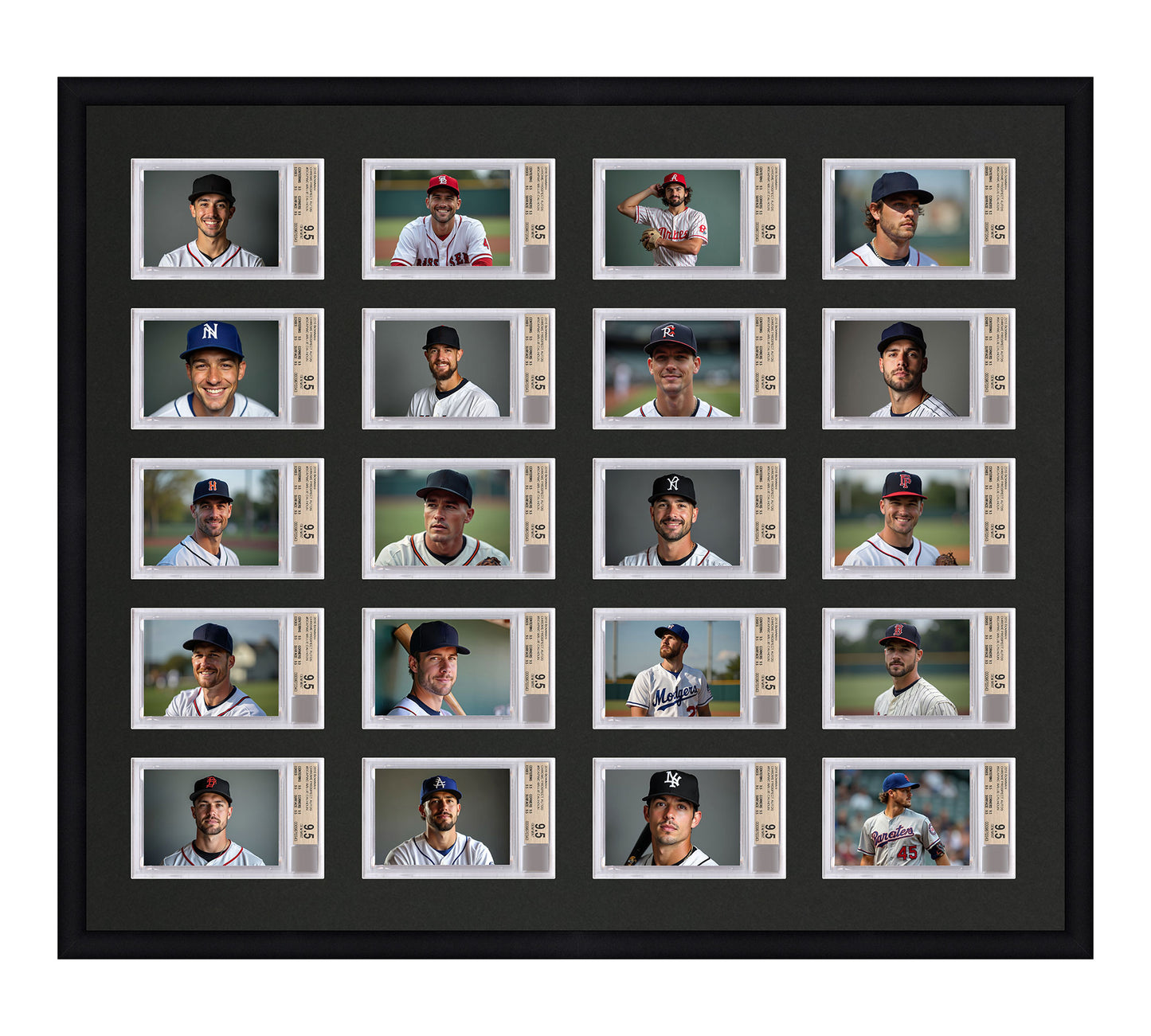 Card Frame Display - 20 Openings for BGS Graded Slabs