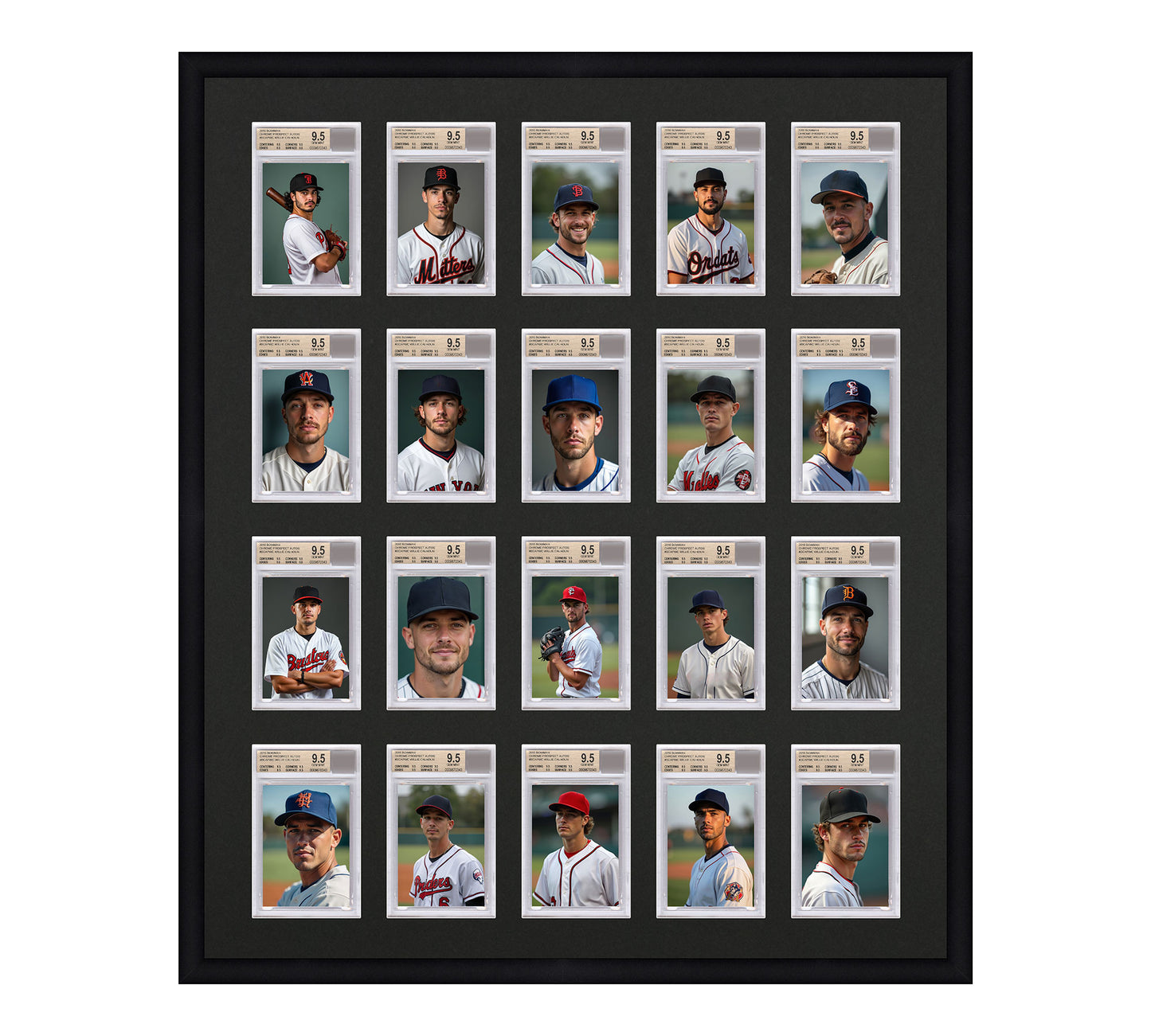 Card Frame Display - 20 Openings for BGS Graded Slabs