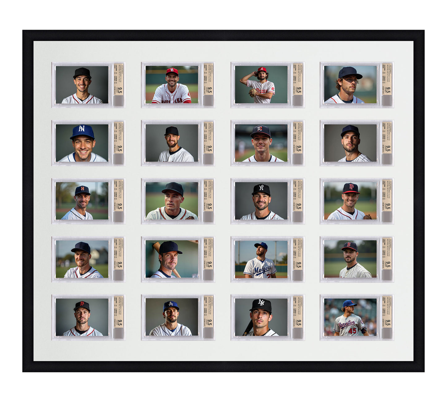 Card Frame Display - 20 Openings for BGS Graded Slabs