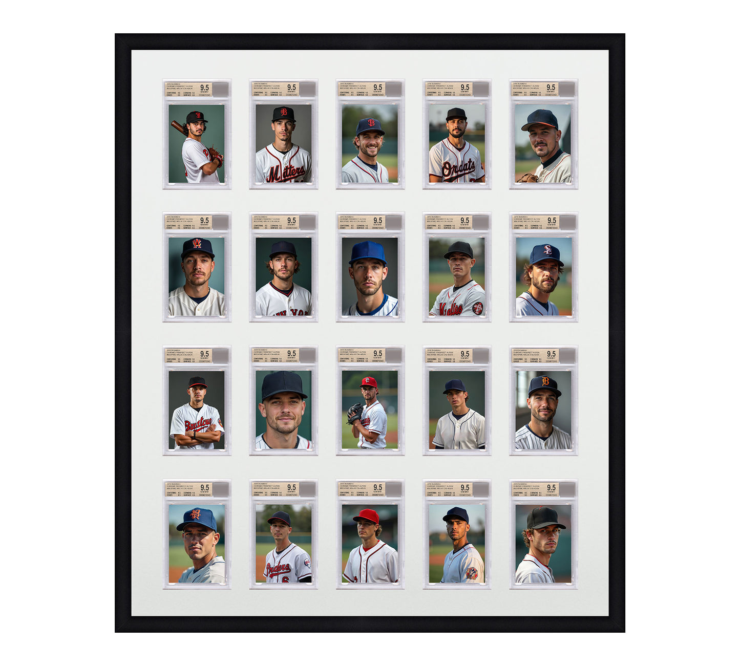 Card Frame Display - 20 Openings for BGS Graded Slabs