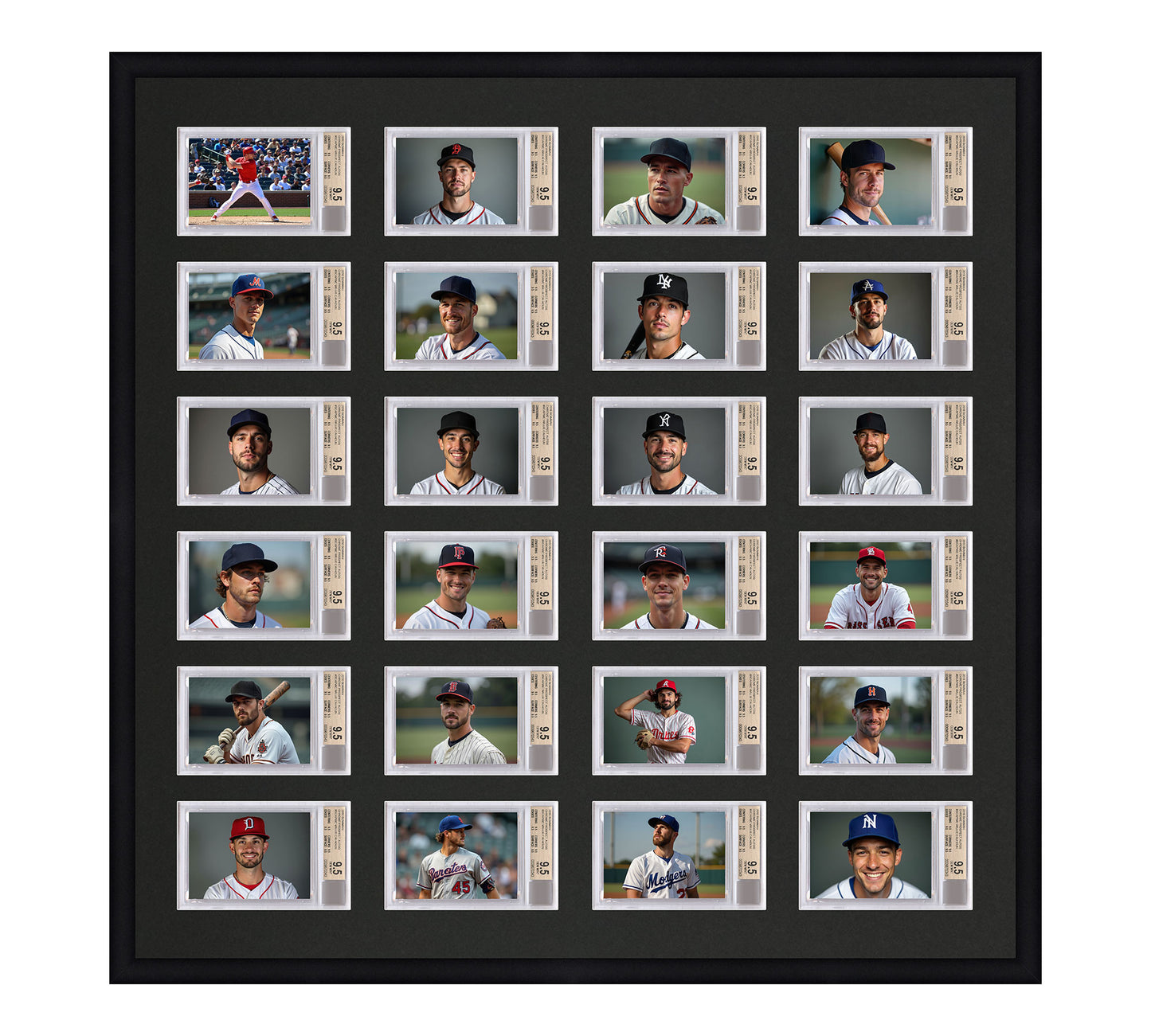 Card Frame Display - 24 Openings for BGS Graded Slabs