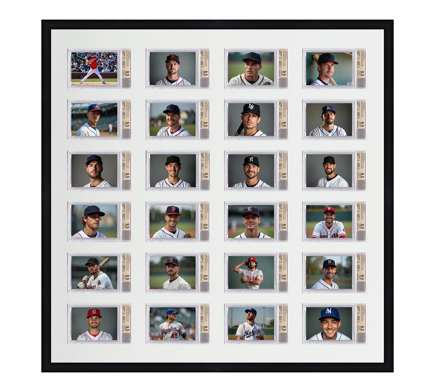Card Frame Display - 24 Openings for BGS Graded Slabs