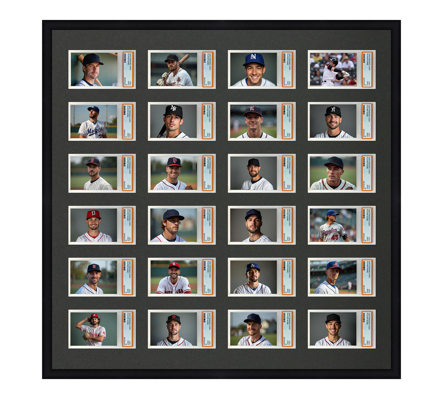 Card Frame Display - 24 Openings for PSA Graded Slabs