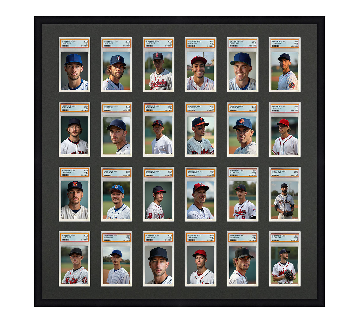 Card Frame Display - 24 Openings for PSA Graded Slabs