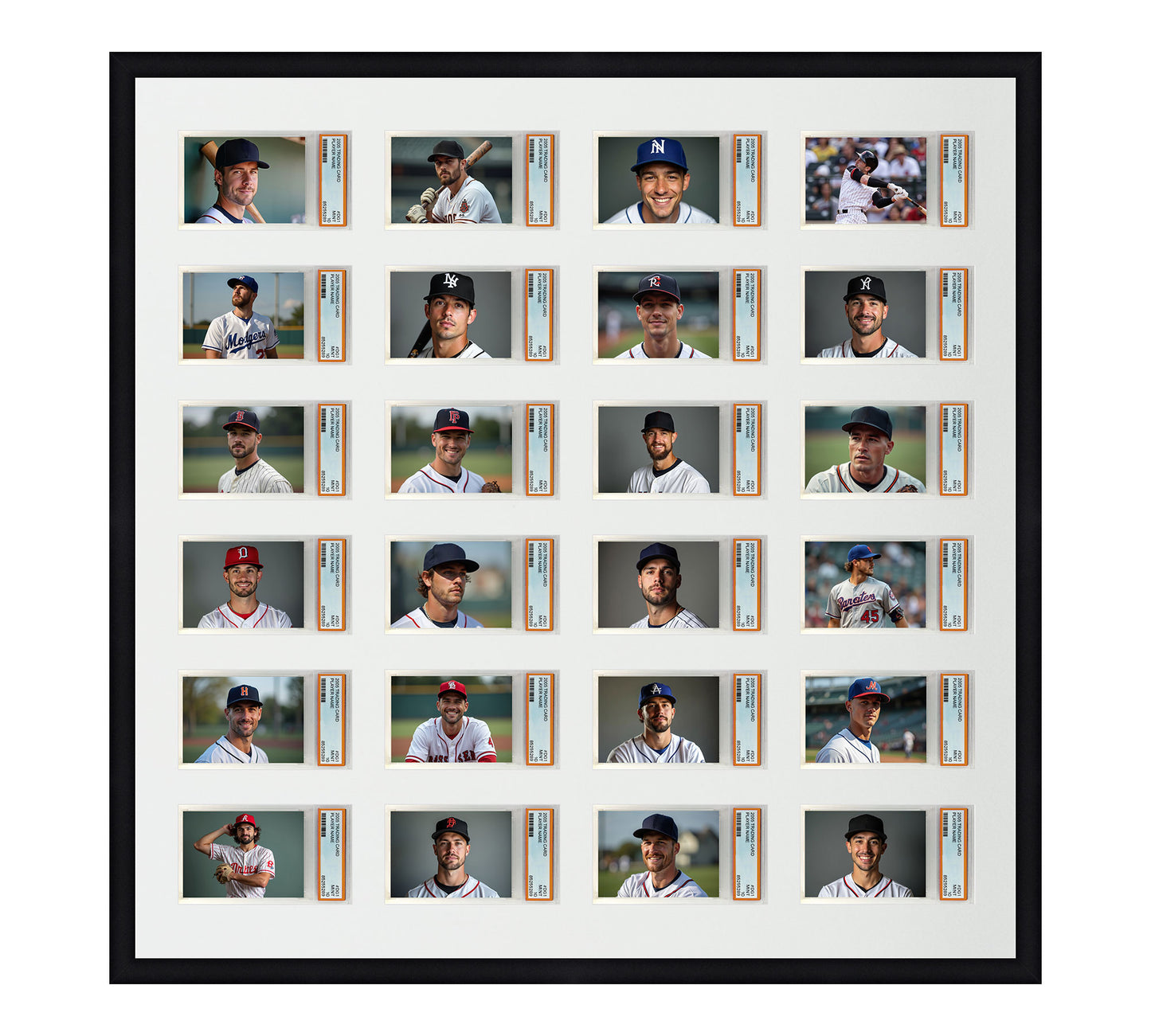 Card Frame Display - 24 Openings for PSA Graded Slabs