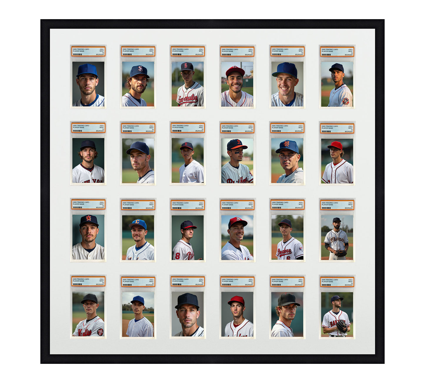 Card Frame Display - 24 Openings for PSA Graded Slabs