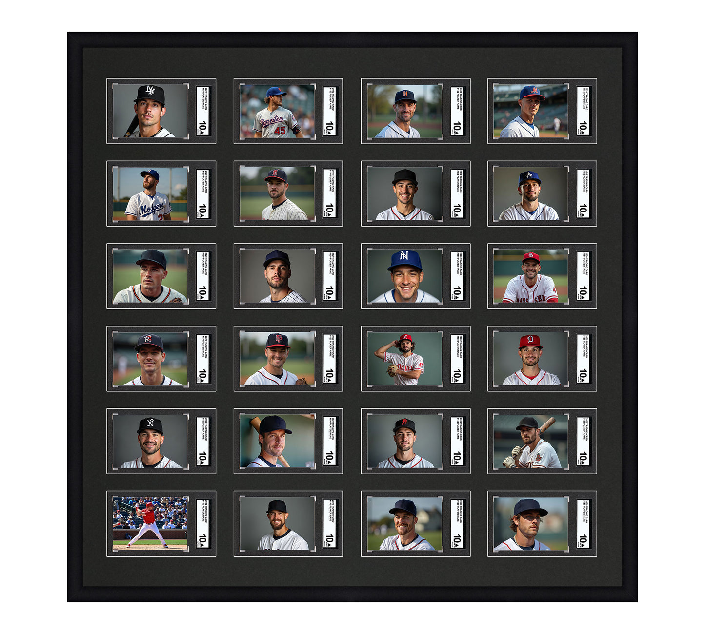 Card Frame Display - 24 Openings for SGC Graded Slabs