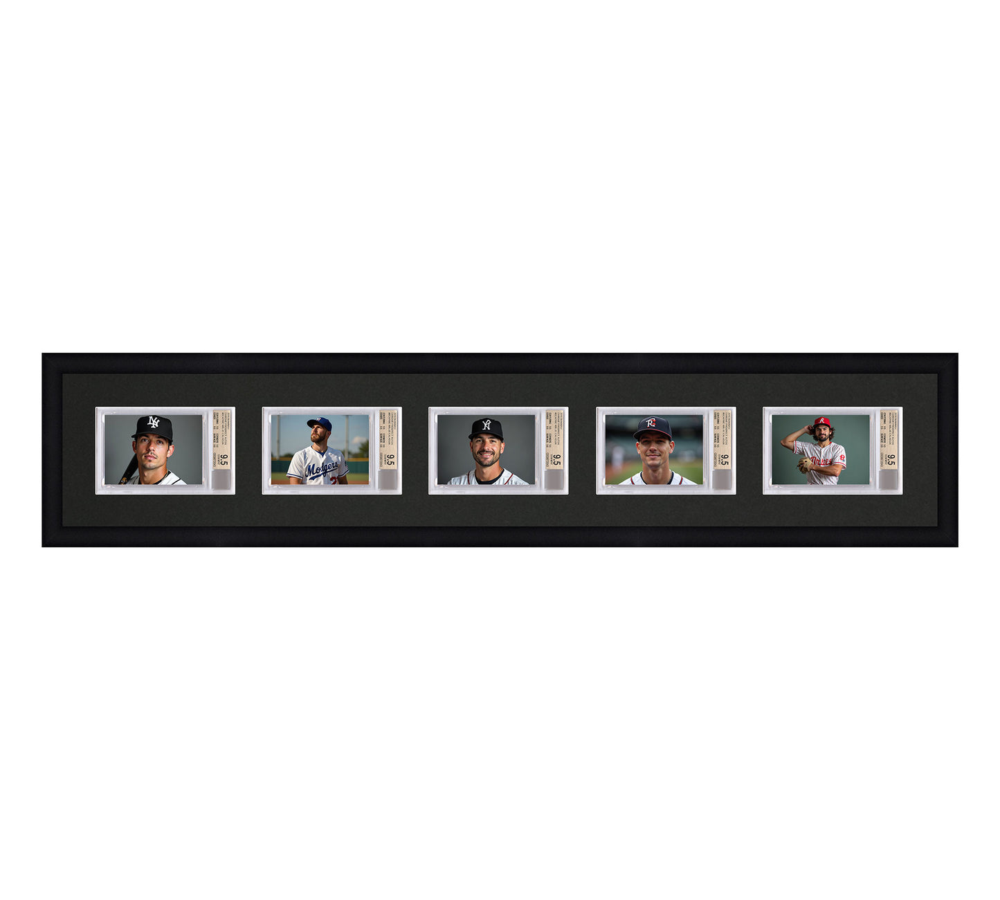 Card Frame Display - 5 Openings for BGS Graded Slabs