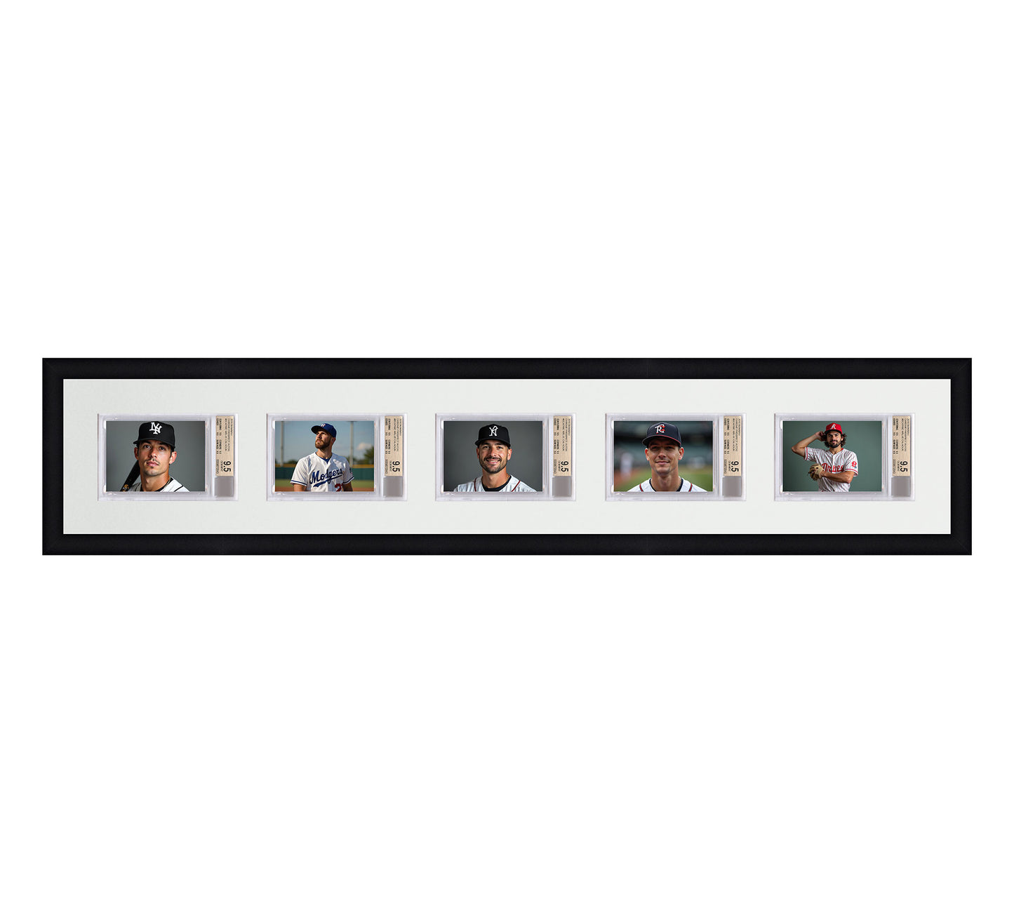 Card Frame Display - 5 Openings for BGS Graded Slabs