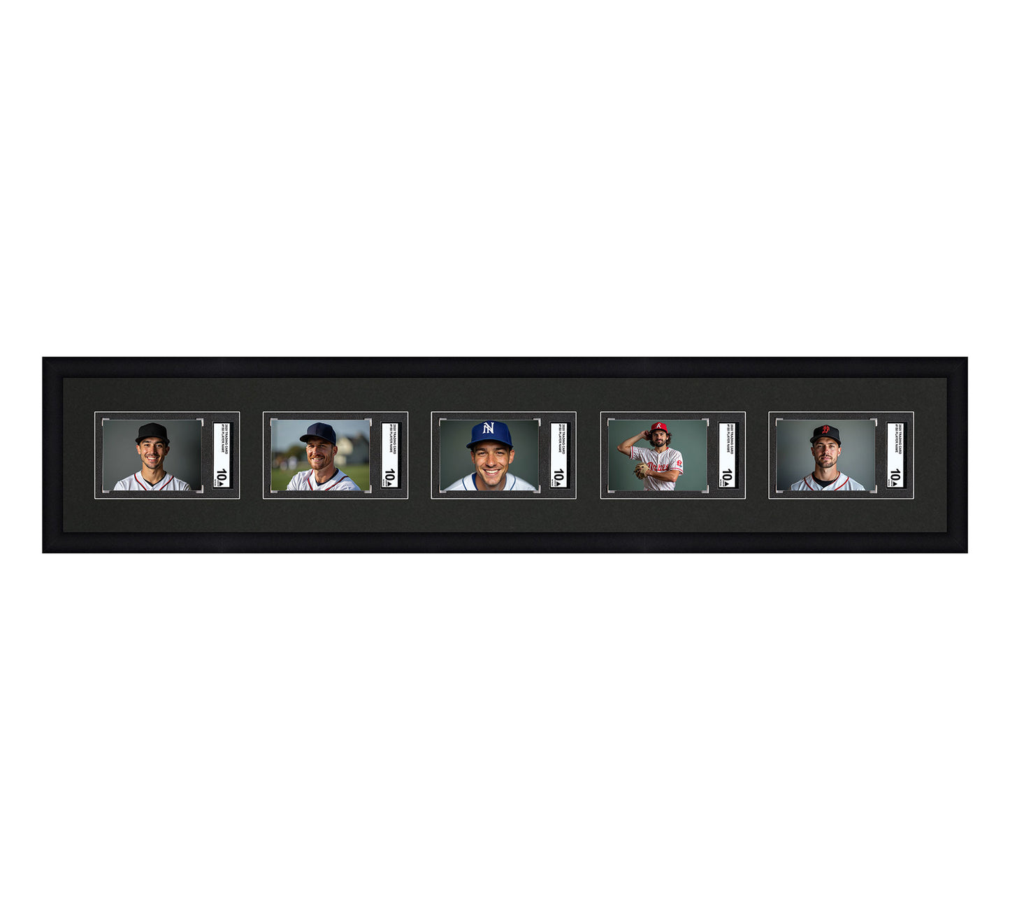 Card Frame Display - 5 Openings for SGC Graded Slabs