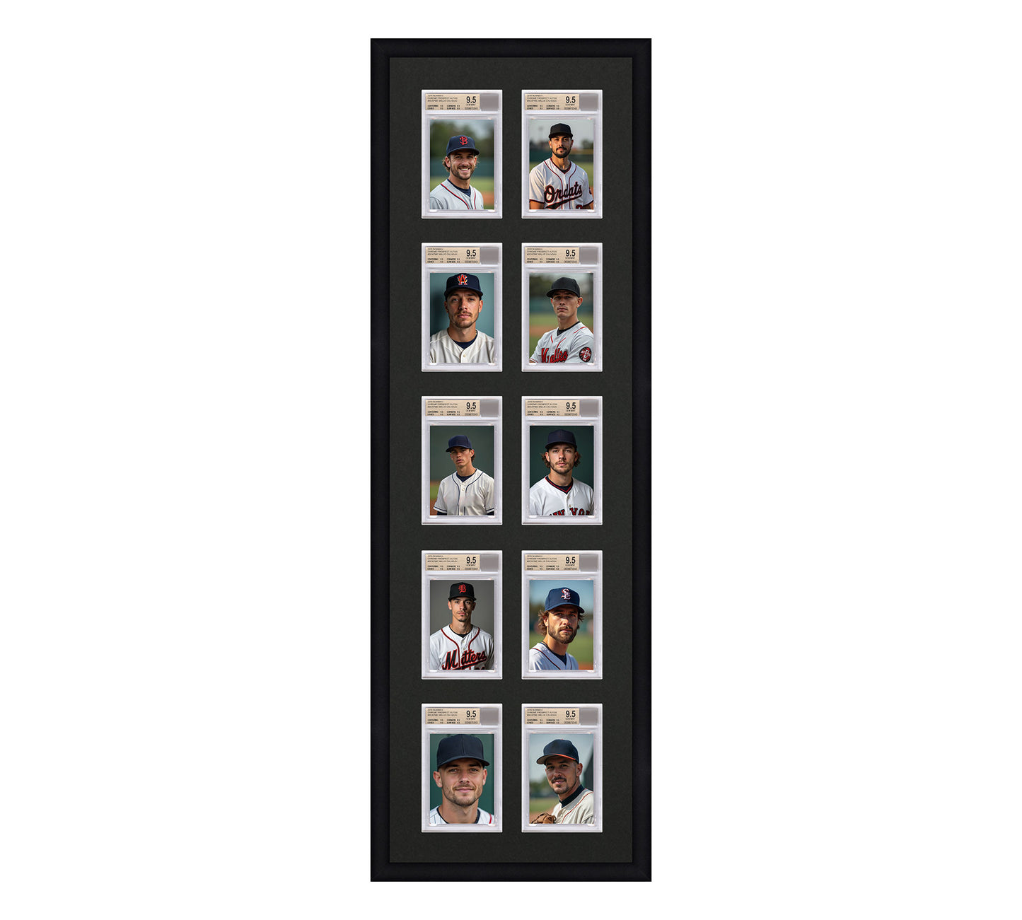 Card Frame Display - 10 Openings for BGS Graded Slabs