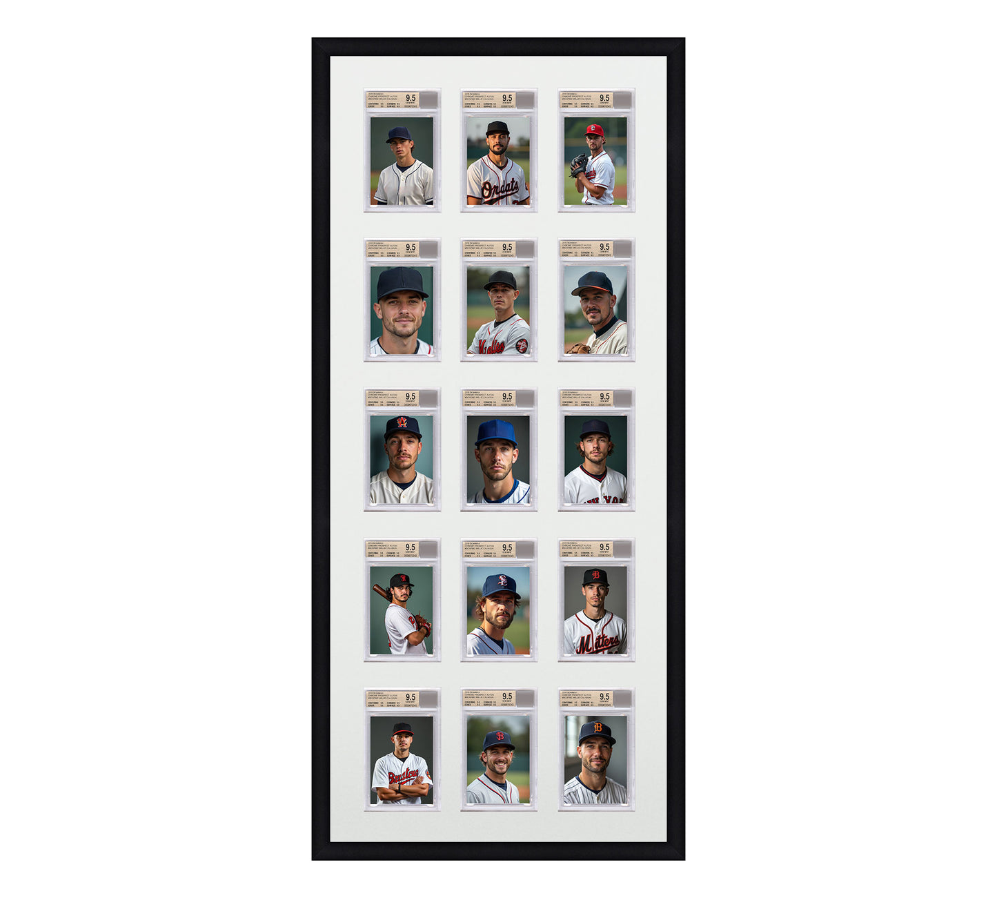 Card Frame Display - 15 Openings for BGS Graded Slabs