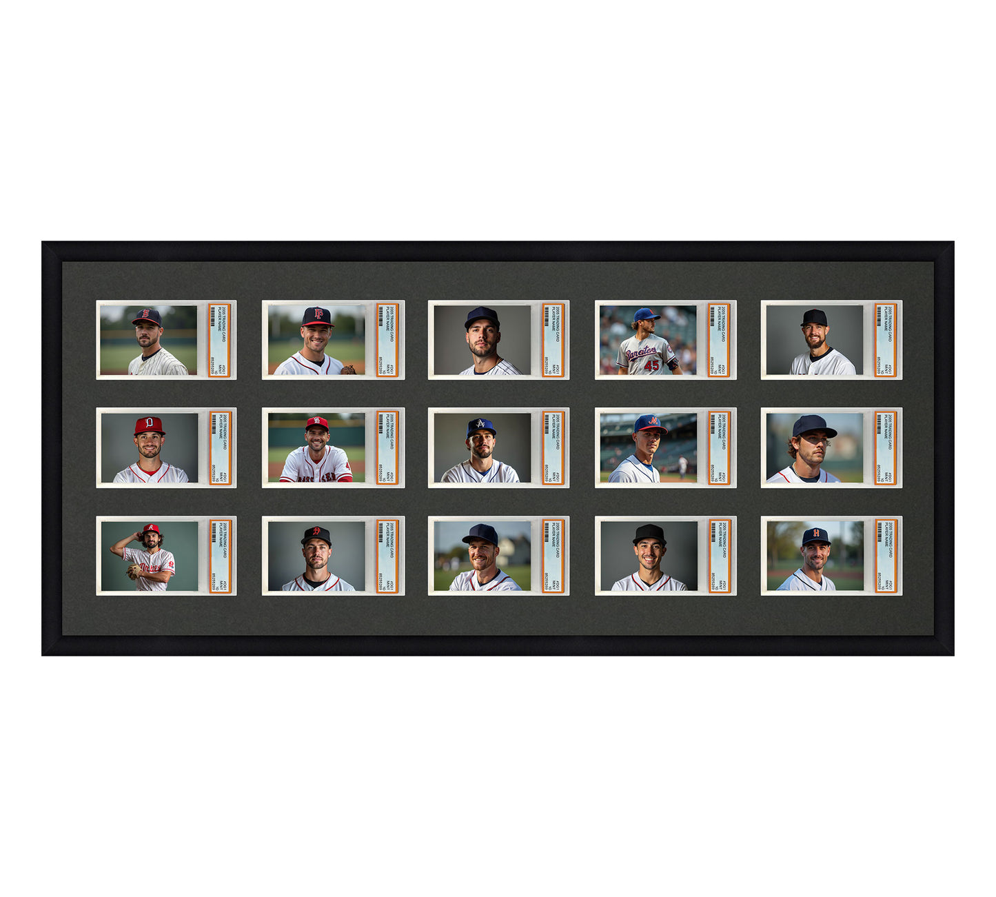 Card Frame Display - 15 Openings for PSA Graded Slabs