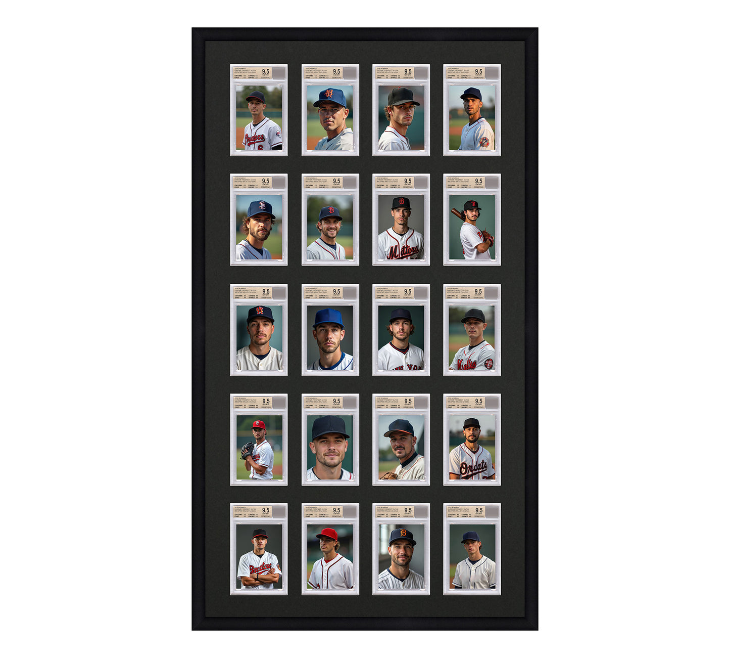Card Frame Display - 20 Openings for BGS Graded Slabs