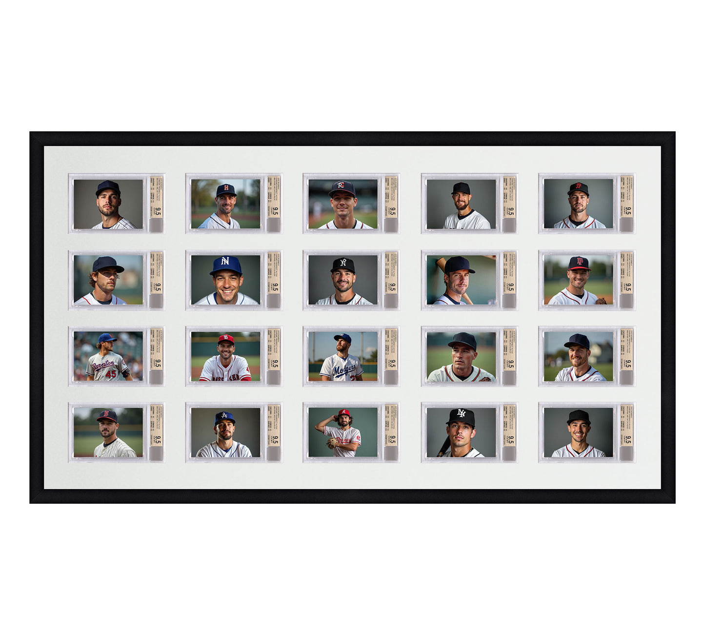 Card Frame Display - 20 Openings for BGS Graded Slabs