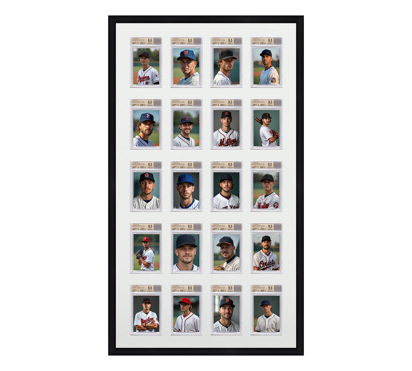 Card Frame Display - 20 Openings for BGS Graded Slabs