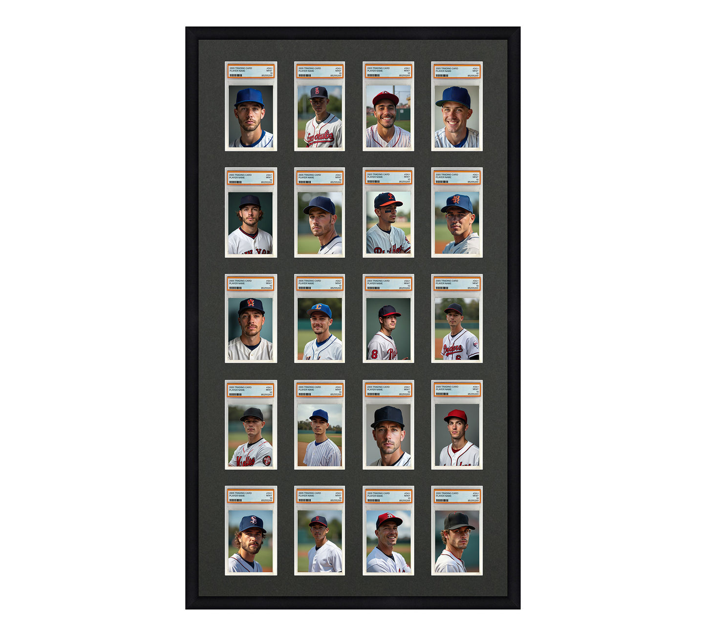 Card Frame Display - 20 Openings for PSA Graded Slabs