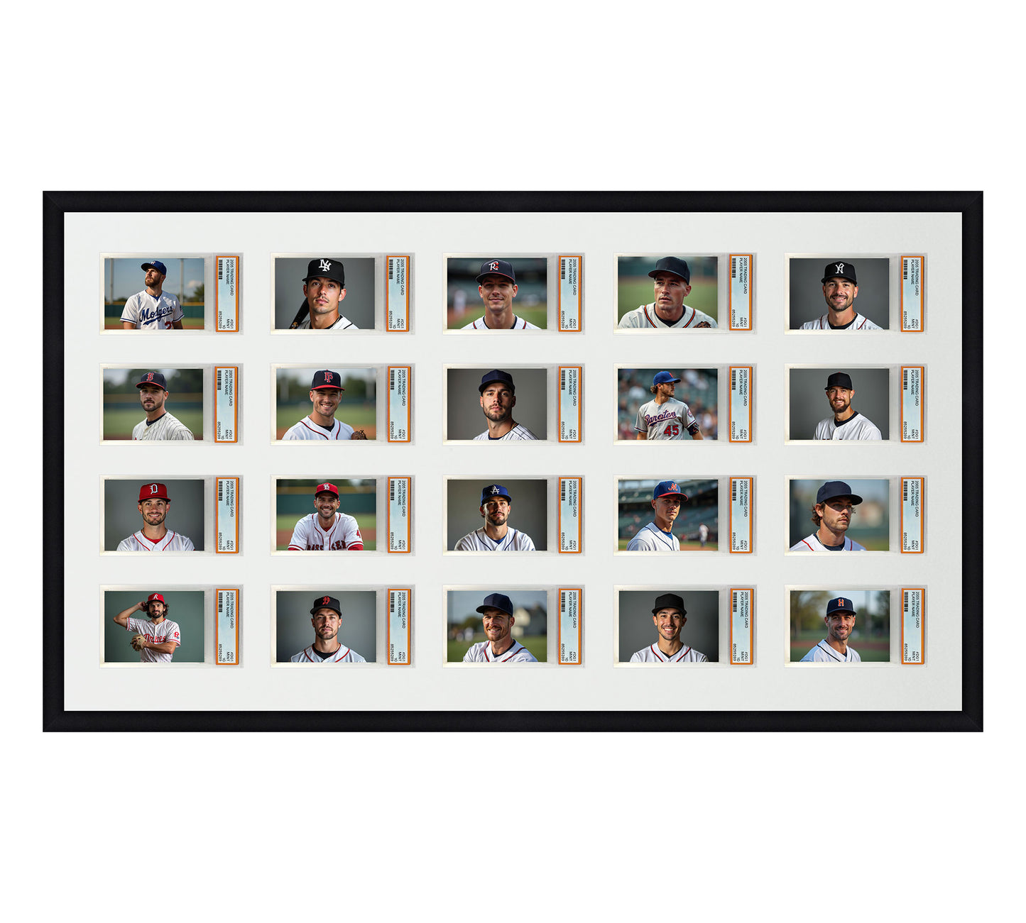Card Frame Display - 20 Openings for PSA Graded Slabs