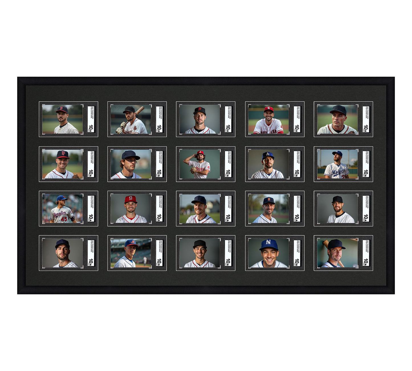 Card Frame Display - 20 Openings for SGC Graded Slabs