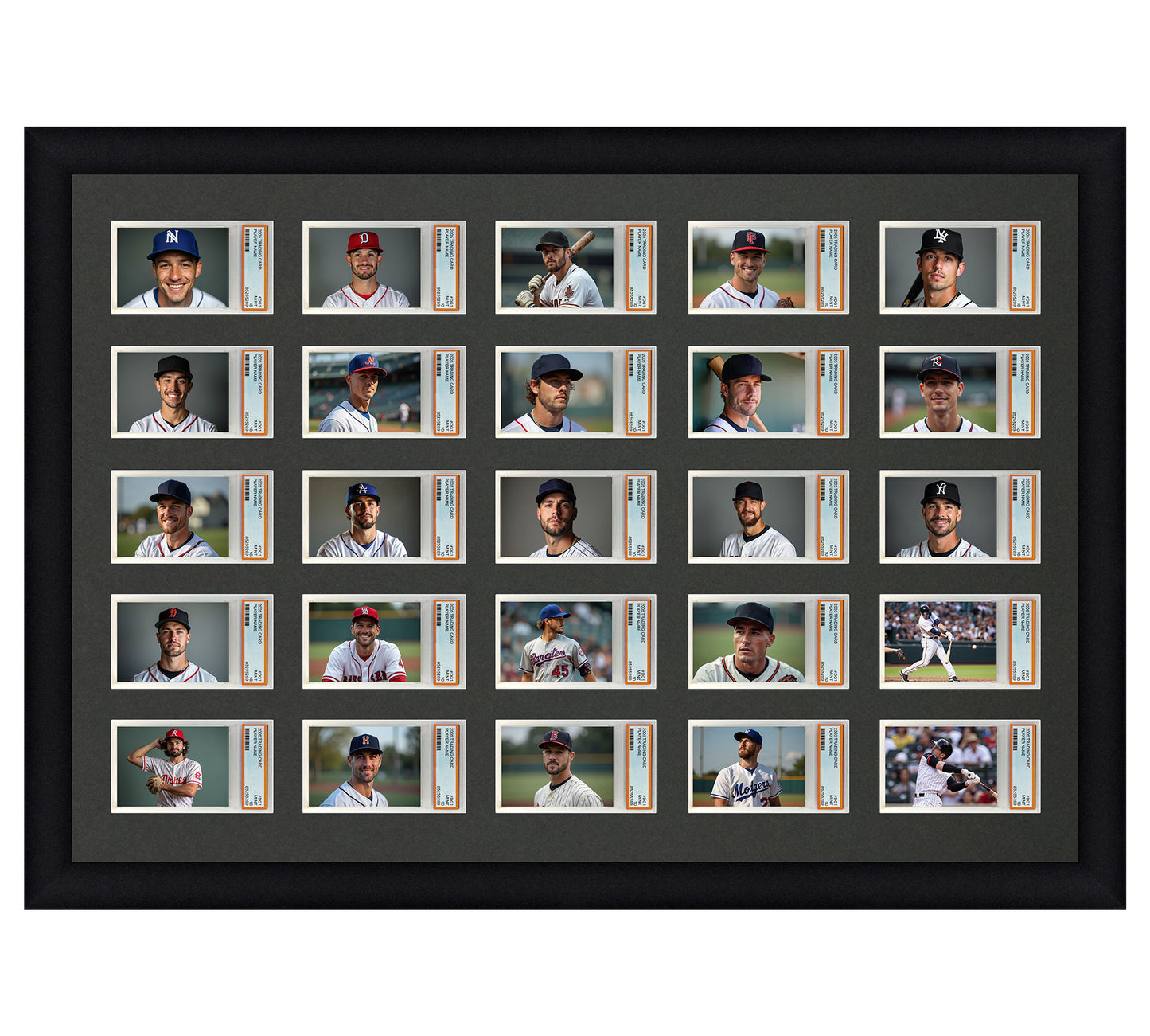 Card Frame Display - 25 Openings for PSA Graded Slabs