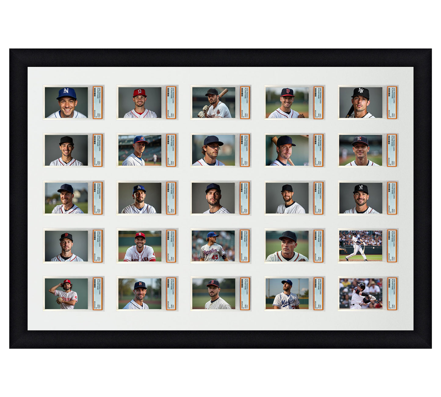 Card Frame Display - 25 Openings for PSA Graded Slabs