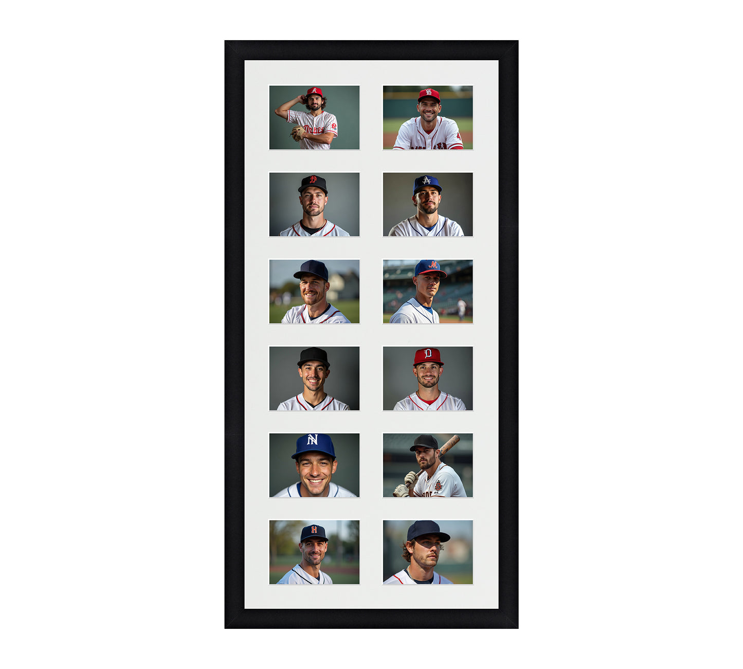 Card Frame Display - 12 Openings for Pokemon, Magic The Gathering, or other Sleeved or Toploader cards – Sleeve (2.5"x3.5")