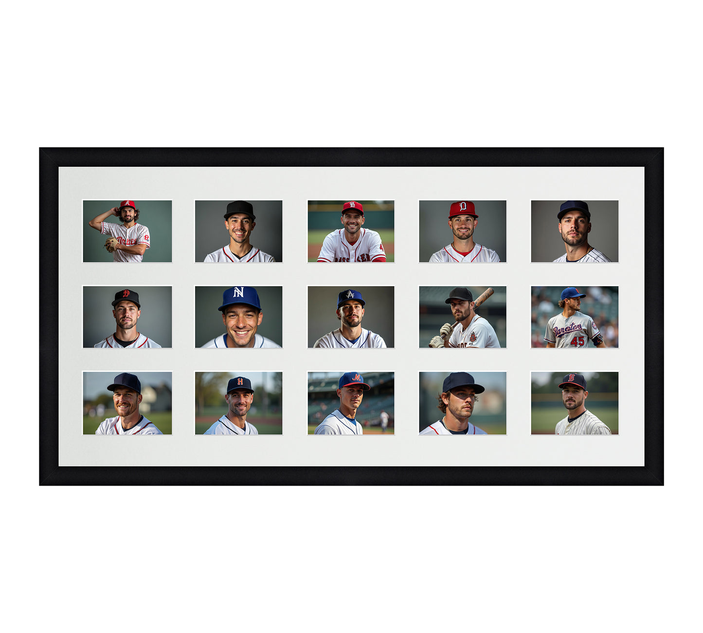 Card Frame Display - 15 Openings for Pokemon, Magic The Gathering, or other Sleeved or Toploader cards – Sleeve (2.5"x3.5")
